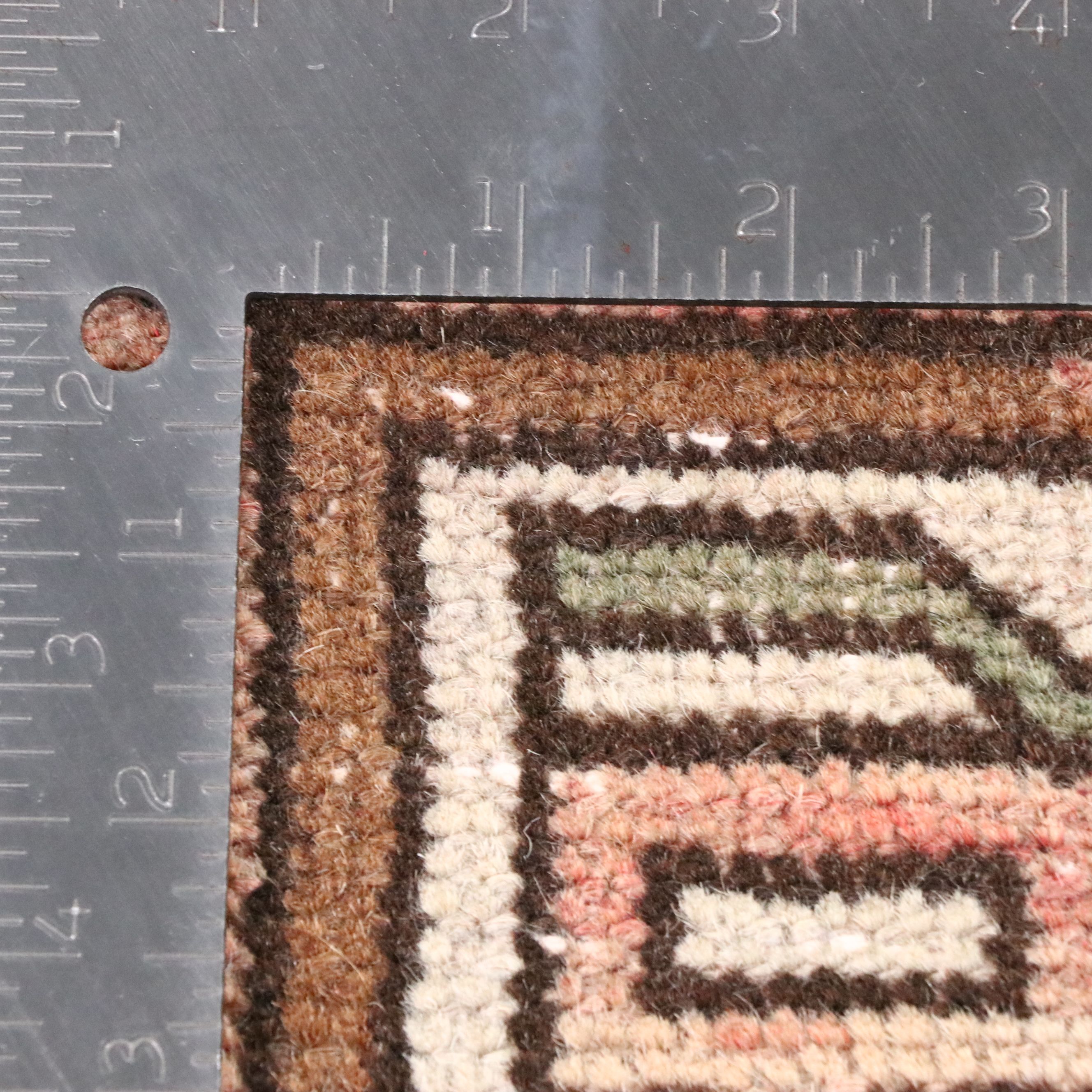 4'8 x 12'10 Hand-Knotted Persian Karaja Long Rug