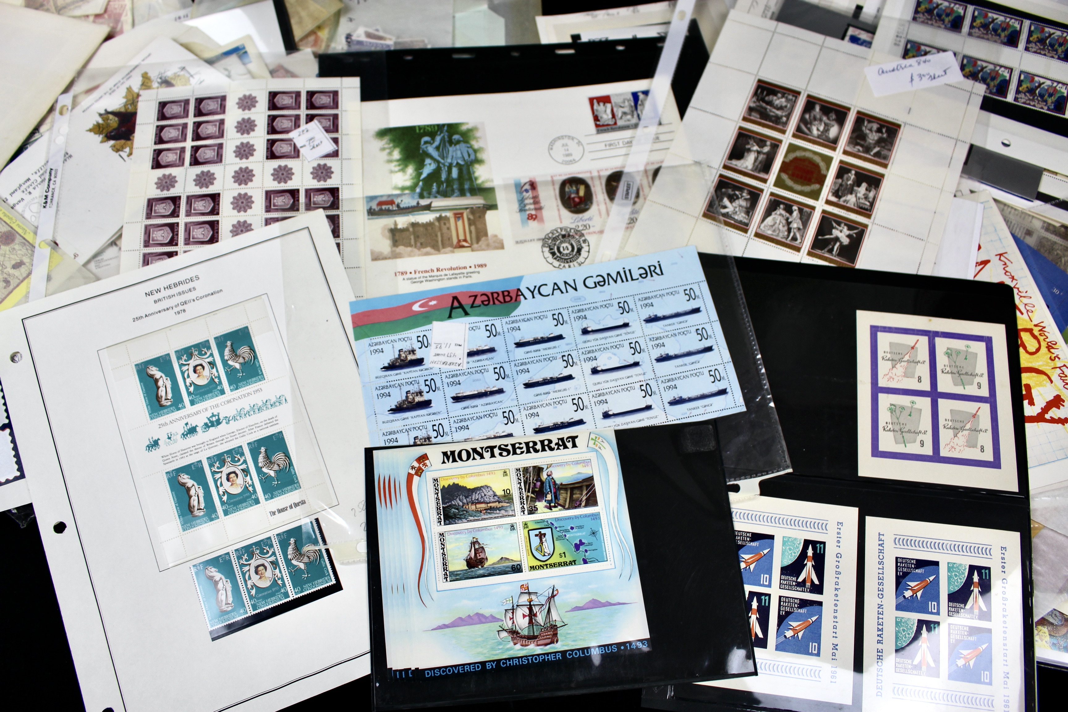 14-Pound Box of Postage Stamps and Stamp Collections