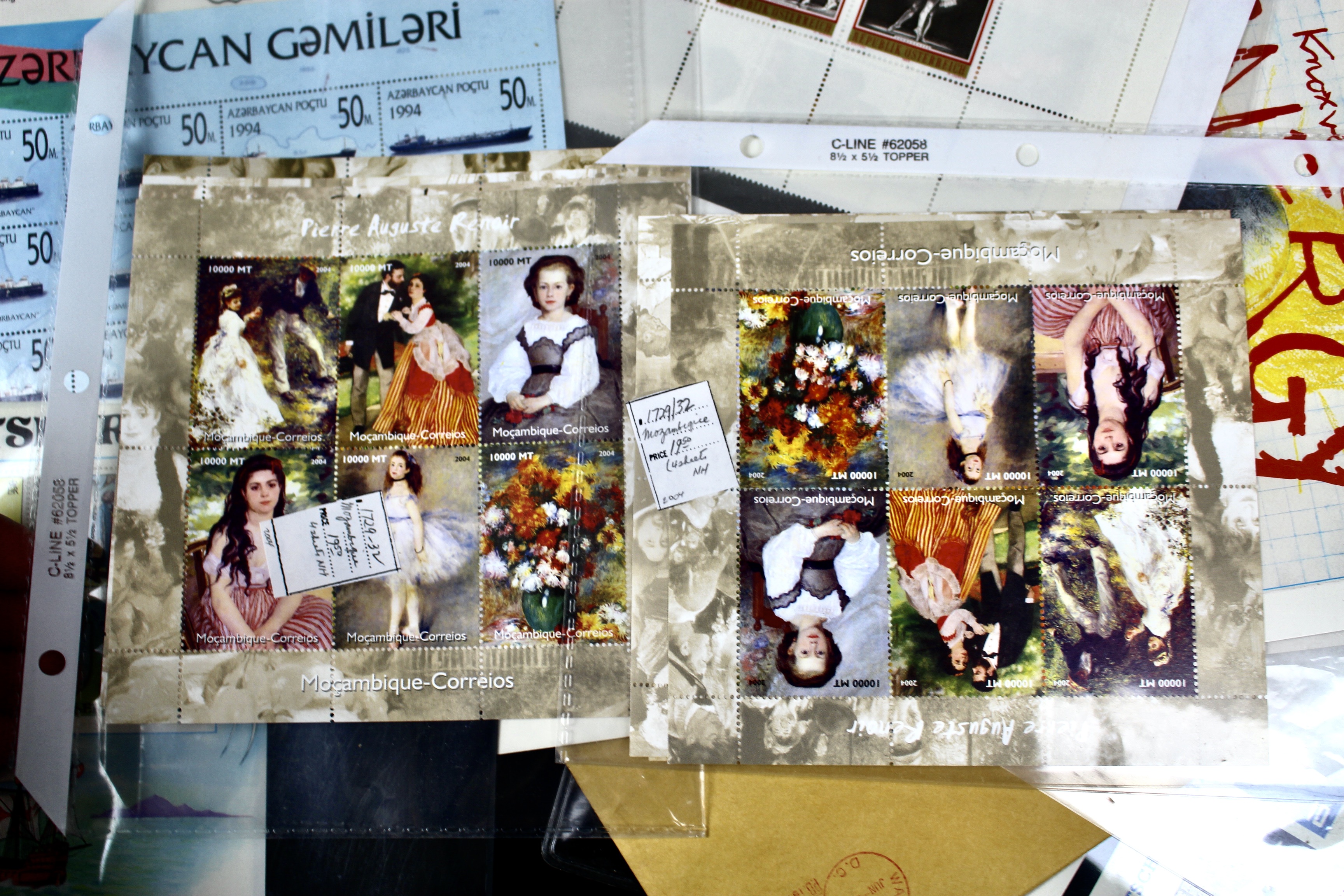 14-Pound Box of Postage Stamps and Stamp Collections