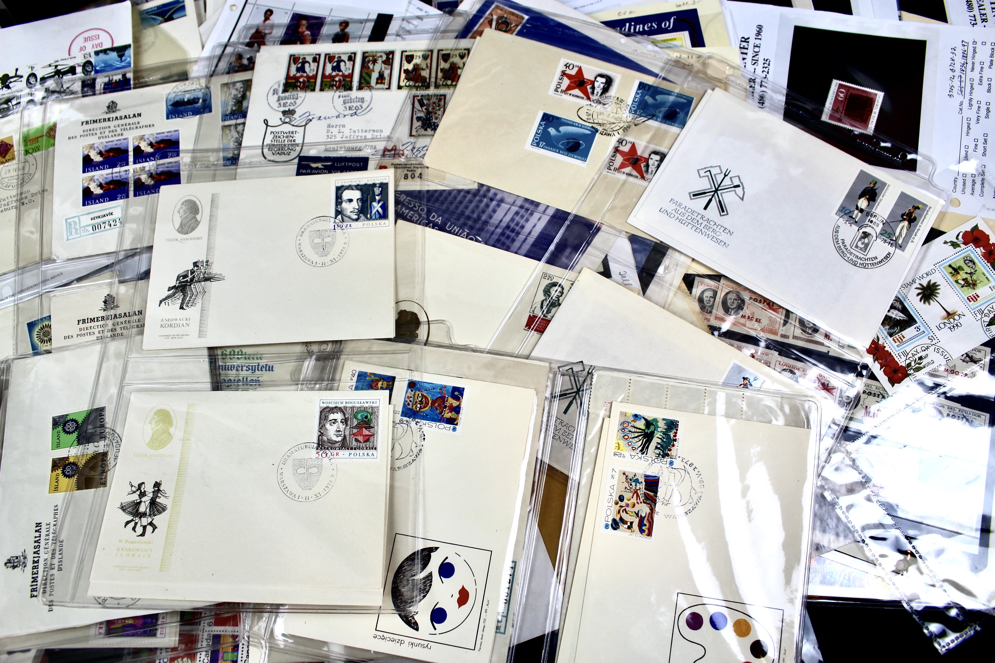 14-Pound Box of Postage Stamps and Stamp Collections