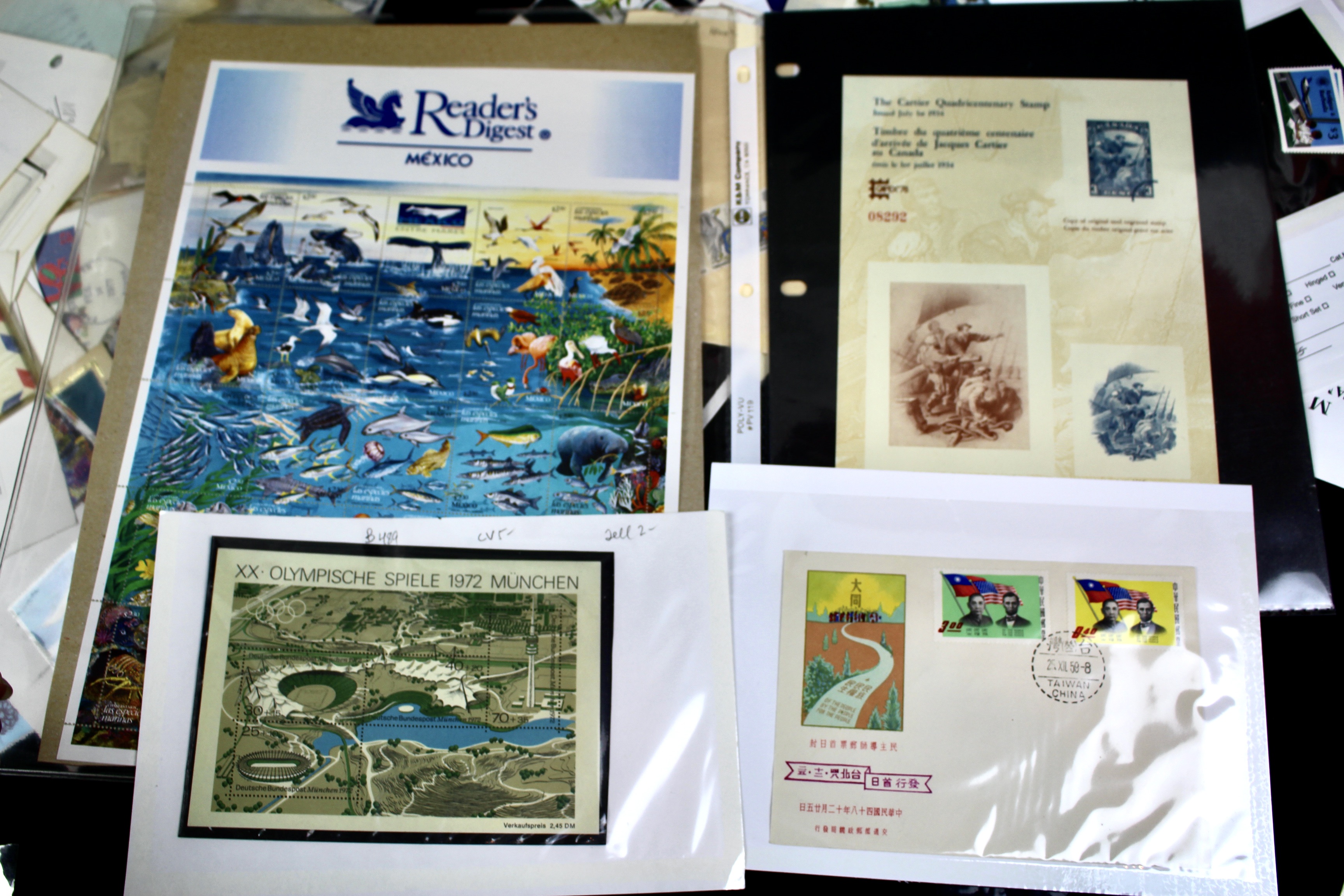 14-Pound Box of Postage Stamps and Stamp Collections