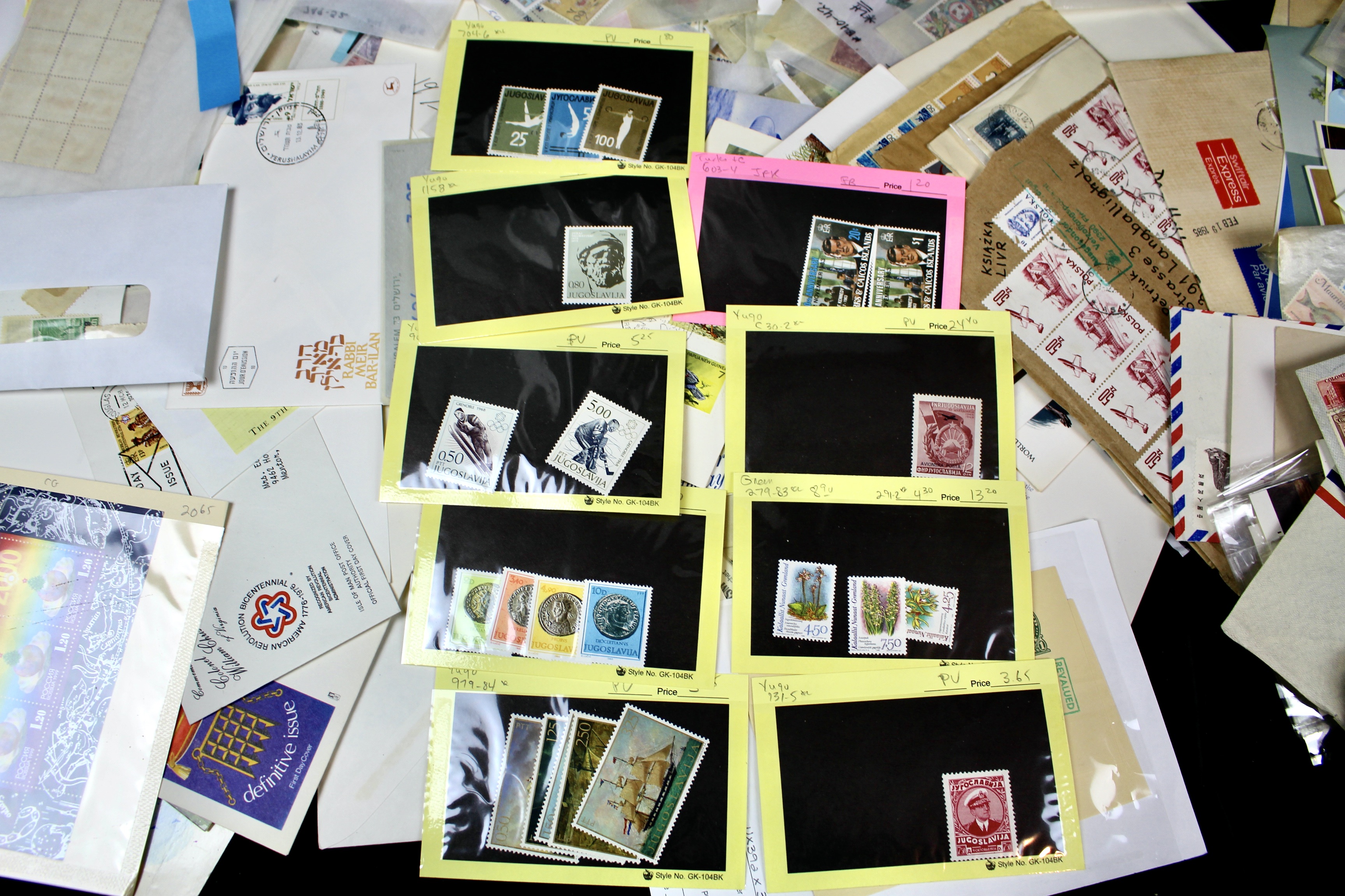 14-Pound Box of Postage Stamps and Stamp Collections