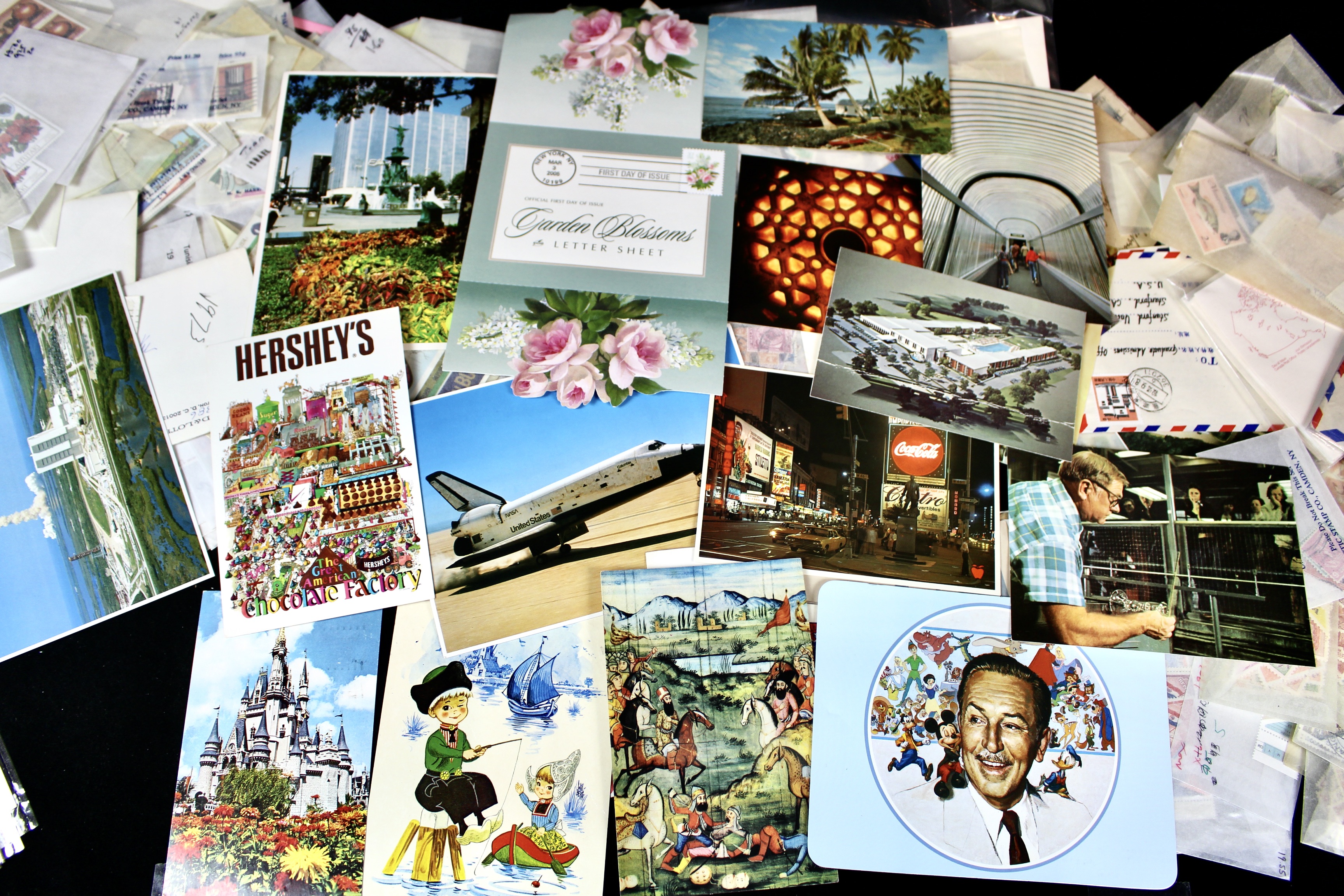 14-Pound Box of Postage Stamps and Stamp Collections