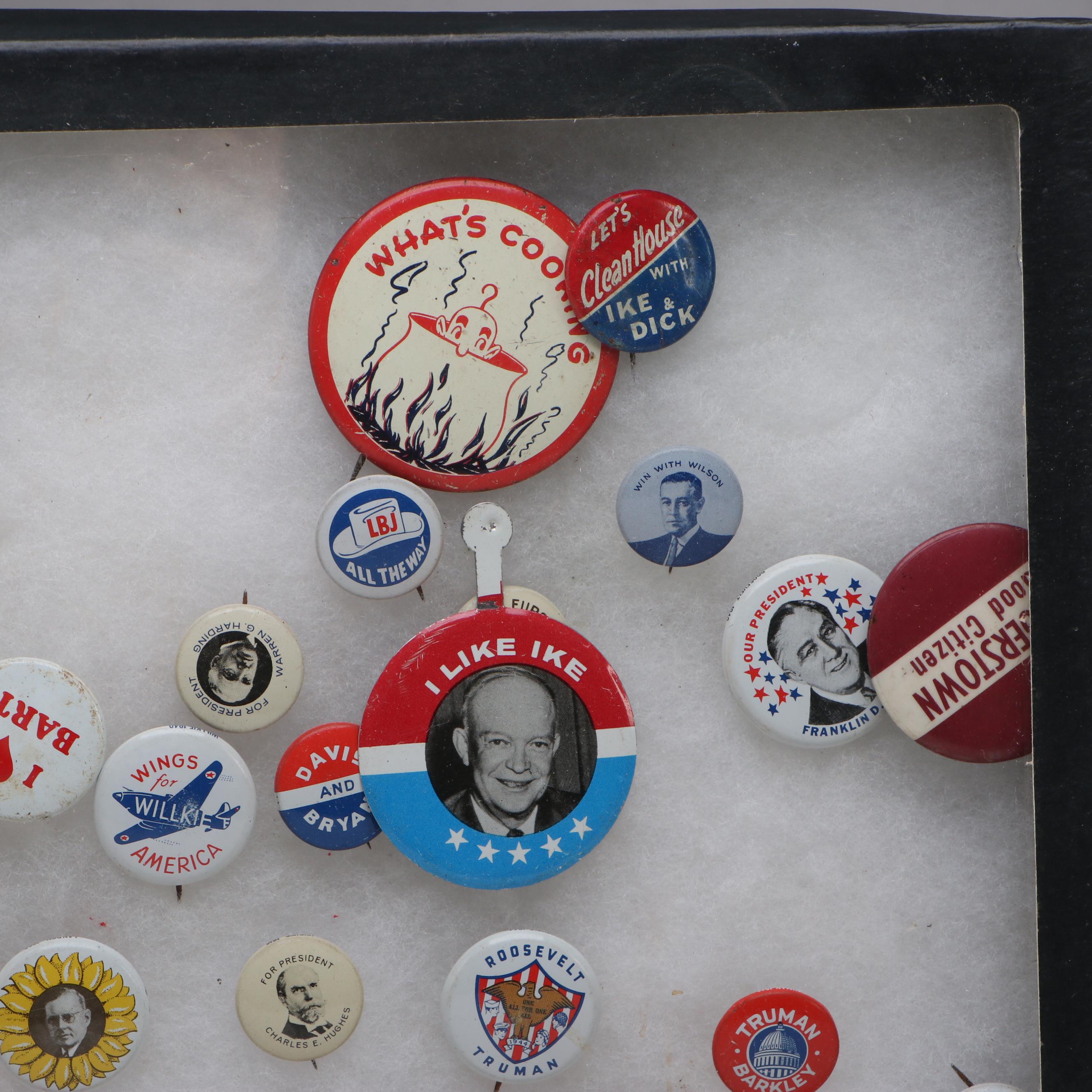 Dwight D. Eisenhower, John F. Kennedy and More Political Pinbacks