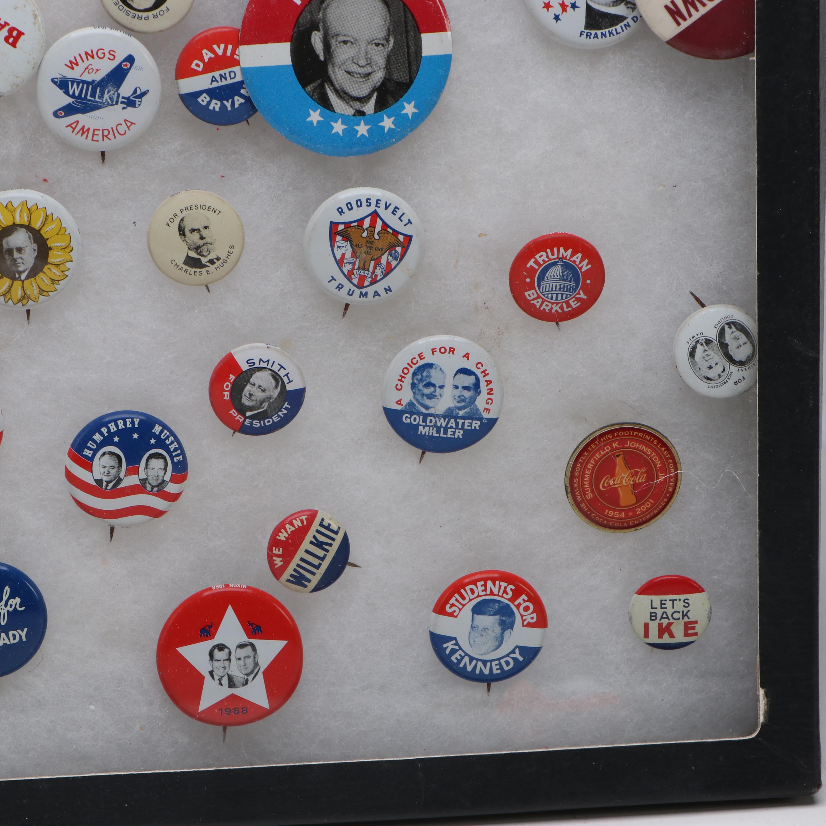 Dwight D. Eisenhower, John F. Kennedy and More Political Pinbacks
