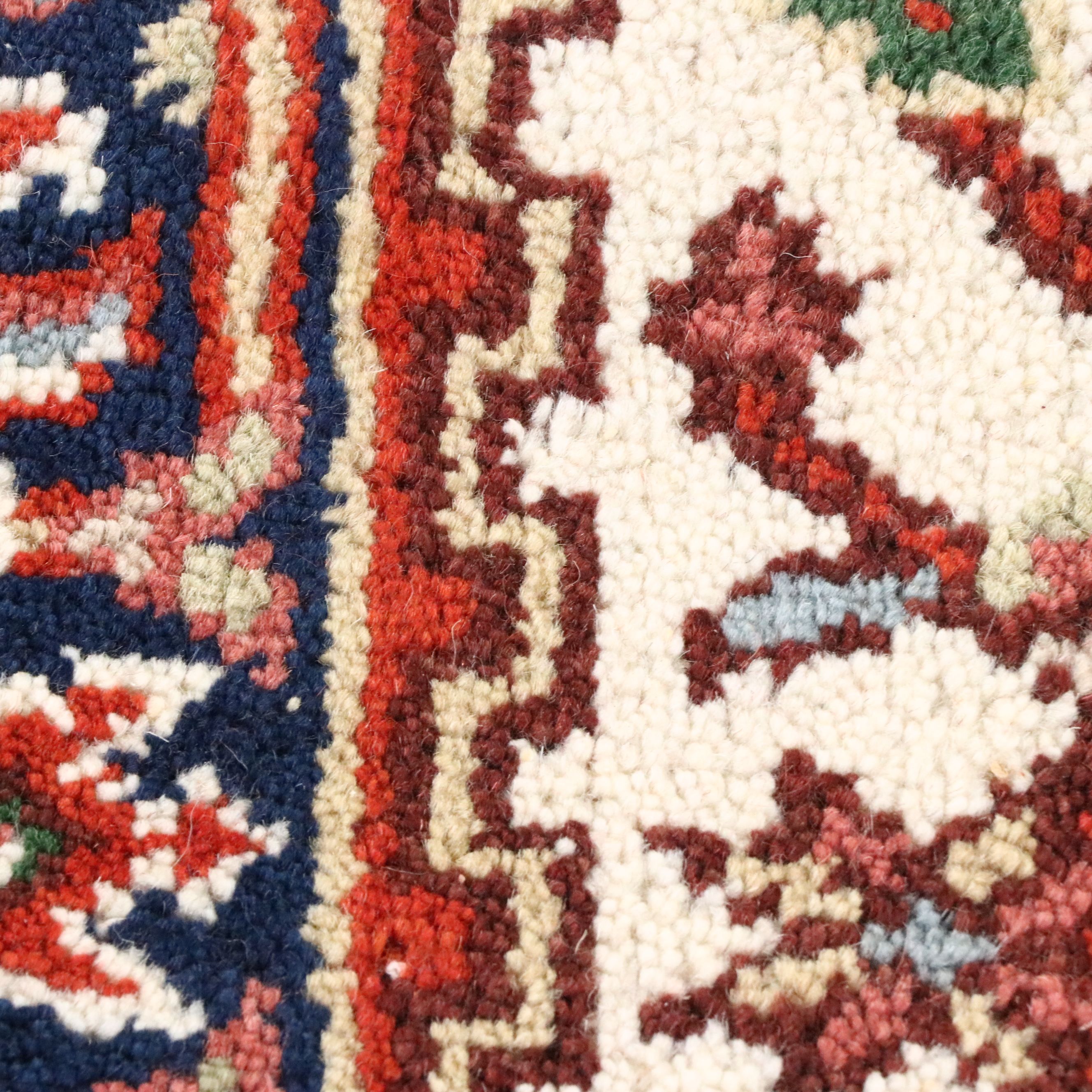 2'7 x 8' Hand-Knotted Pakistani Kazak Carpet Runner