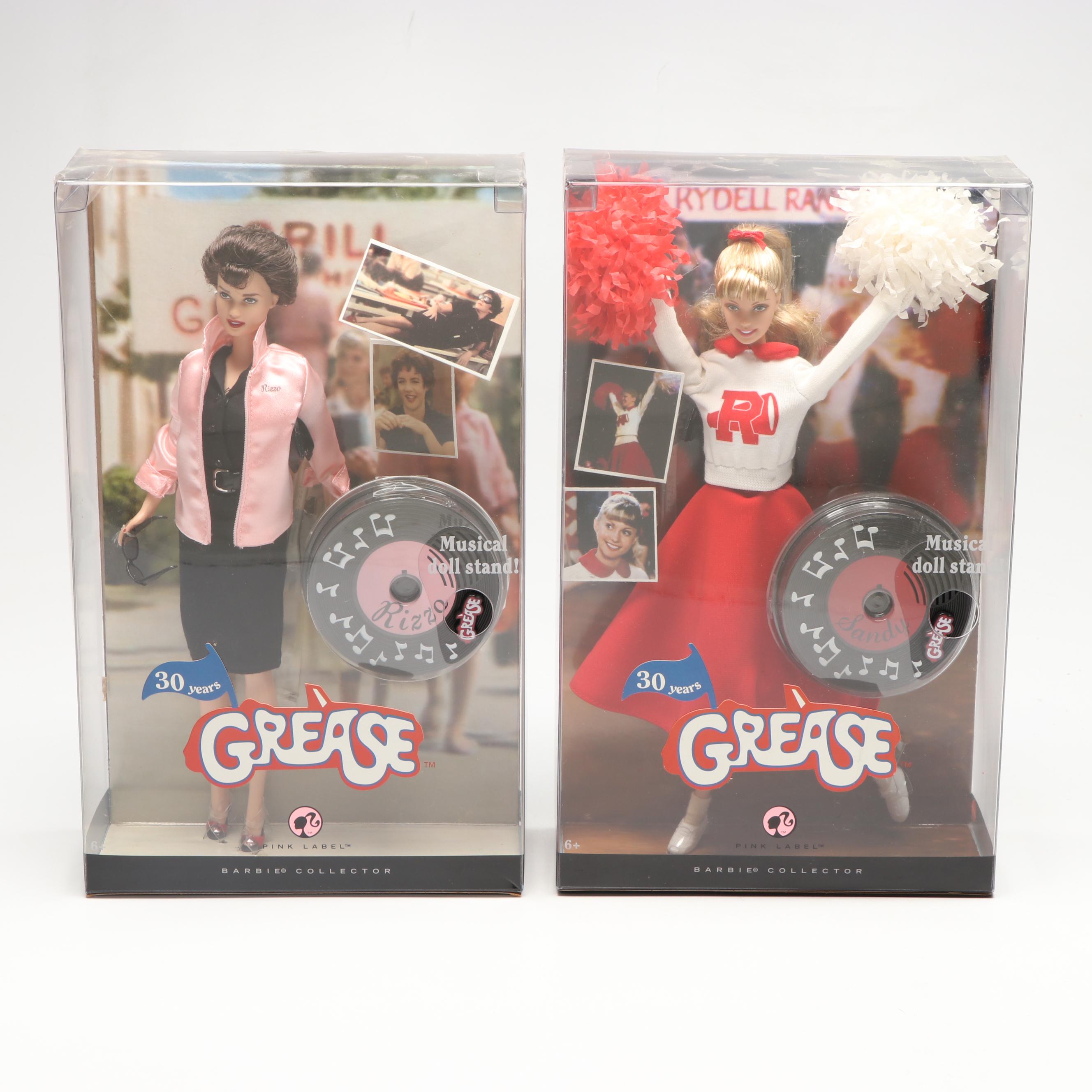 Mattel and Hasbro "Titanic," "Grease," "Cher," and "Elvis" Barbie Dolls