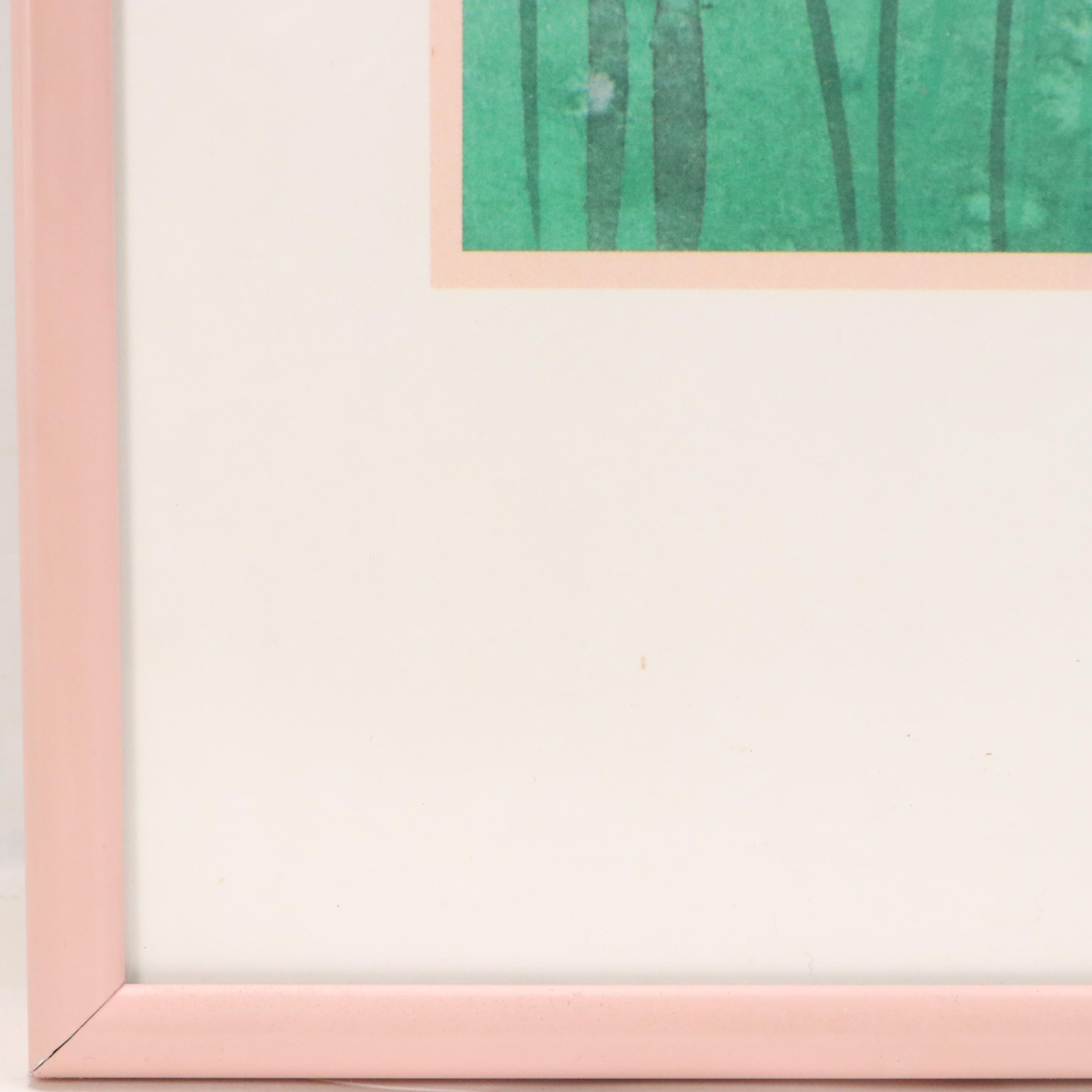 After Mike Smith Offset Lithograph "Burning Bush"