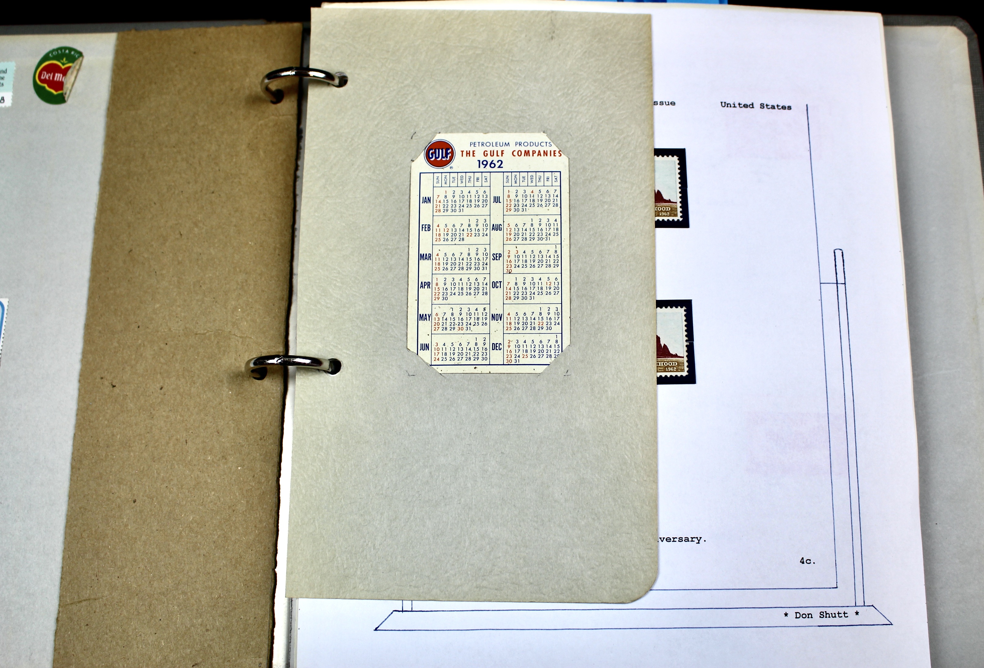 Sixteen Hand-Made Albums of Postage Stamp Collections