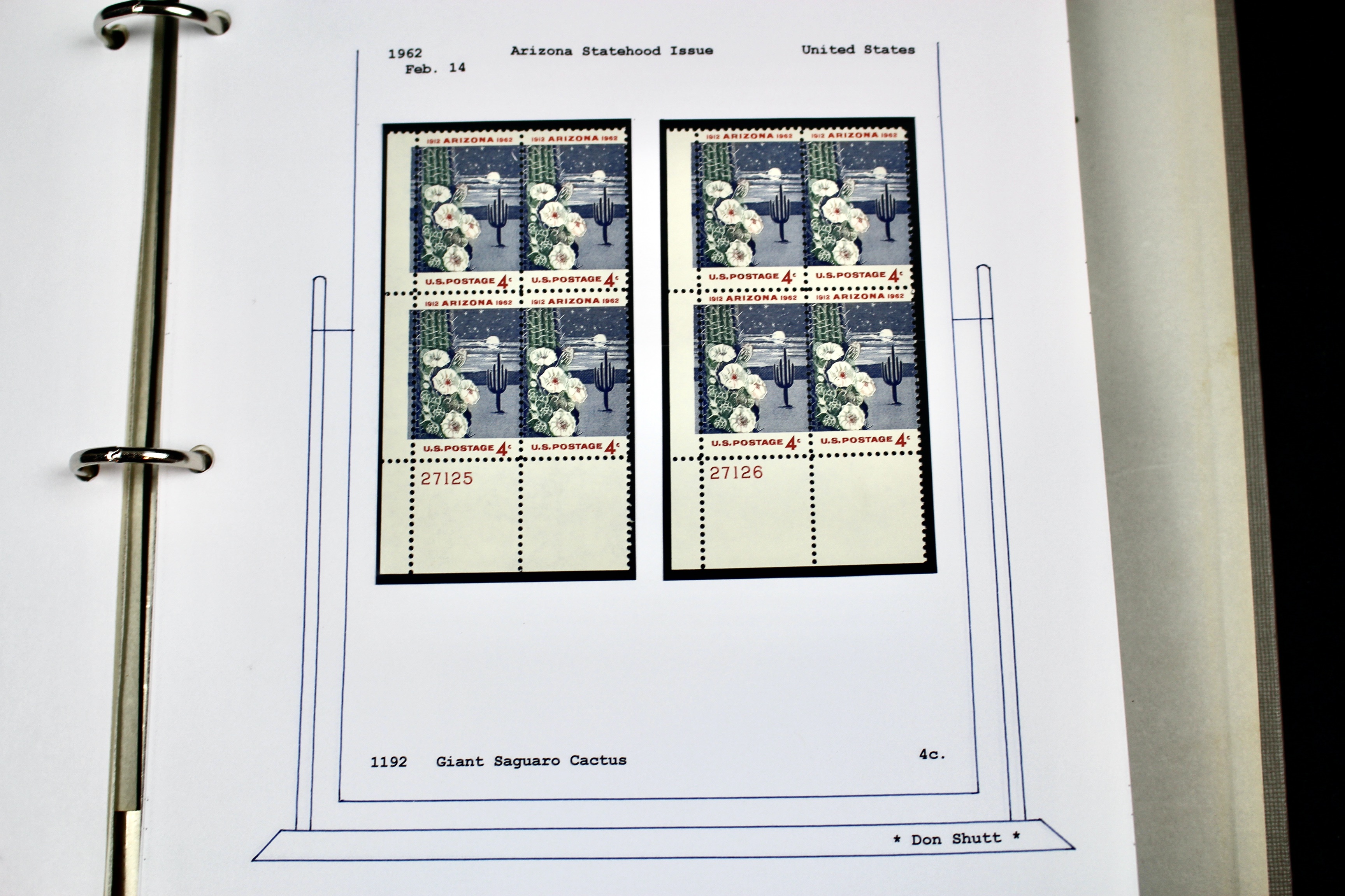 Sixteen Hand-Made Albums of Postage Stamp Collections