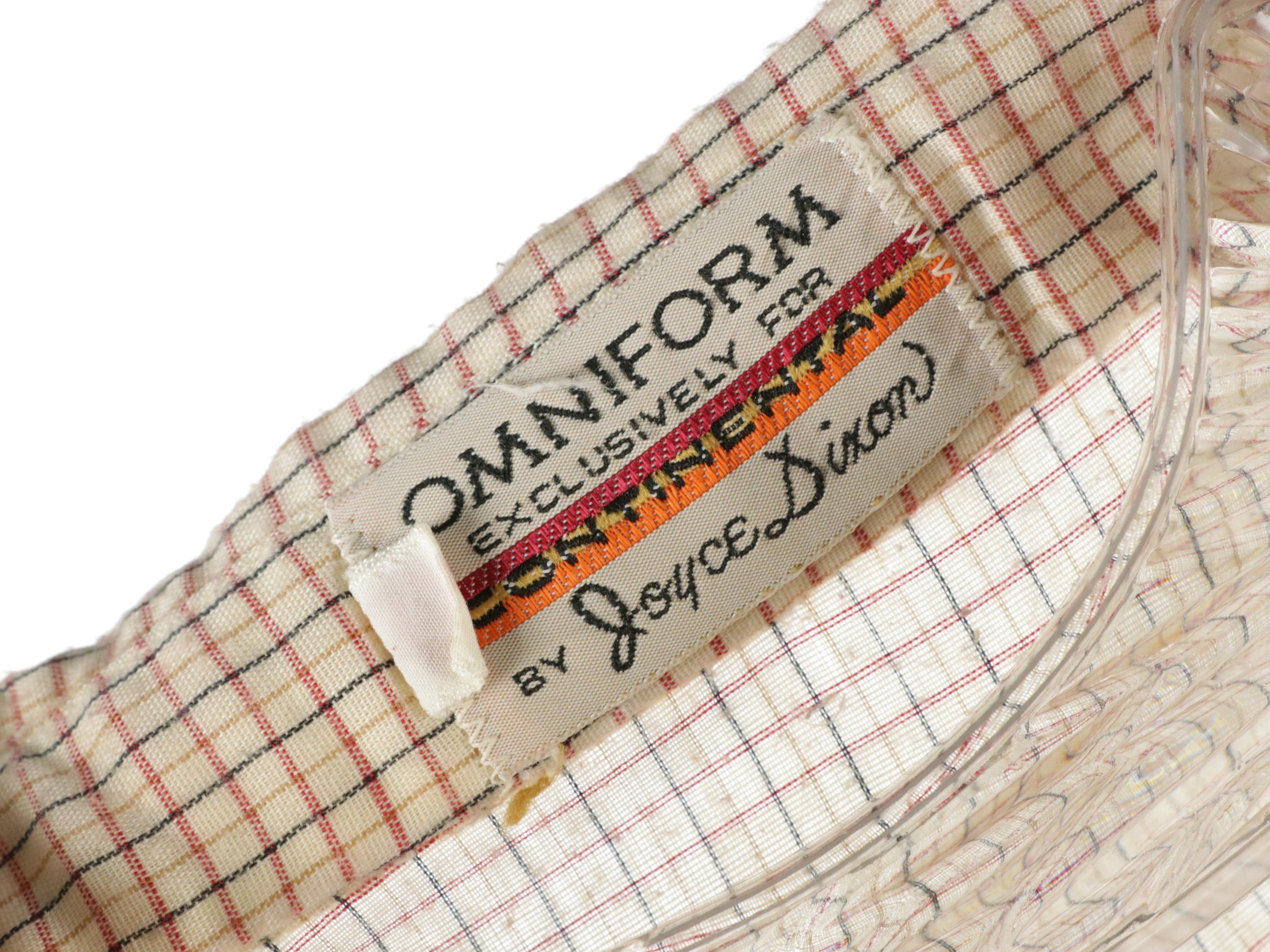 Vintage Flight Attendant Uniform with Leather Belts