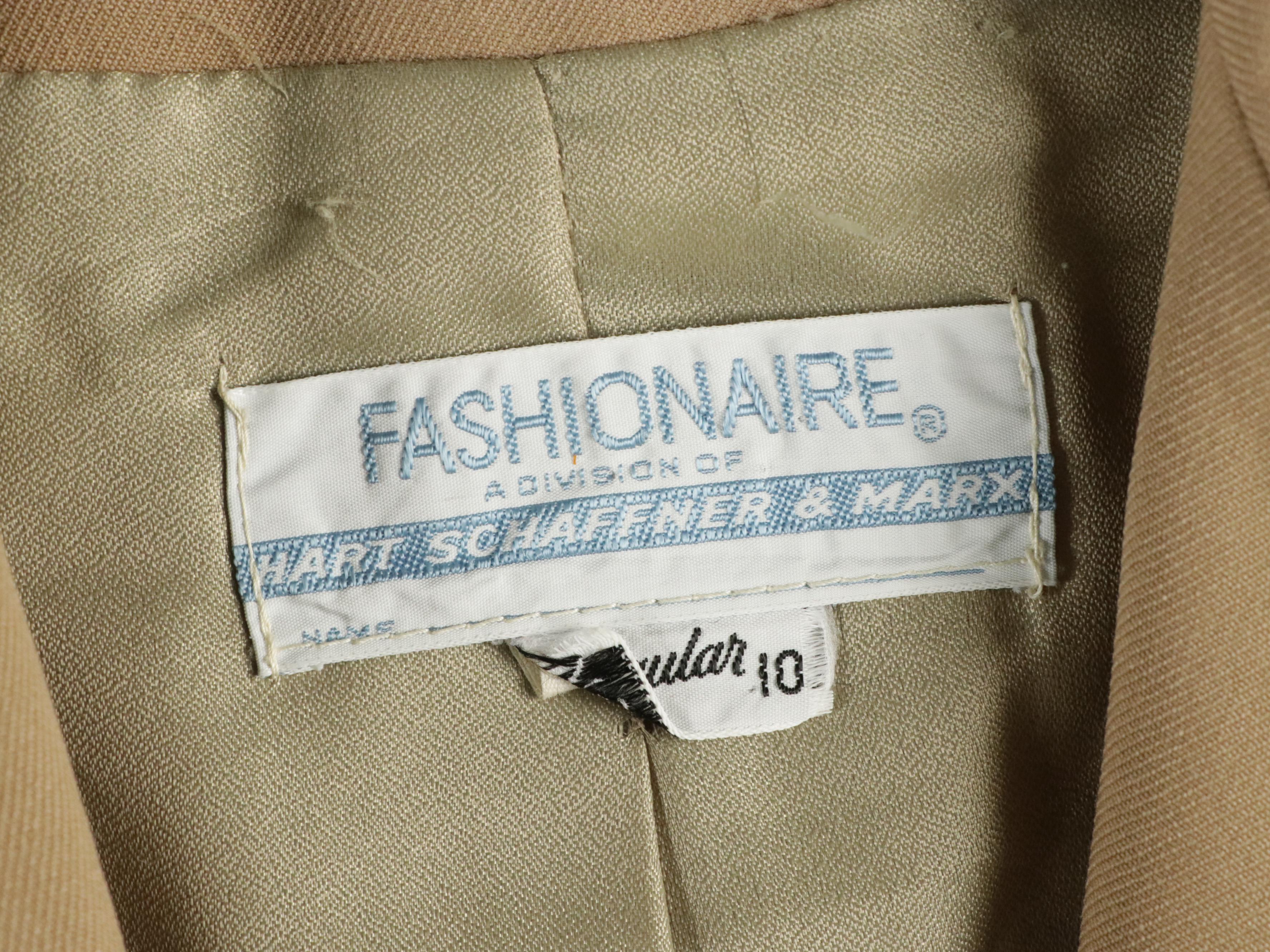 Vintage Flight Attendant Uniform with Leather Belts