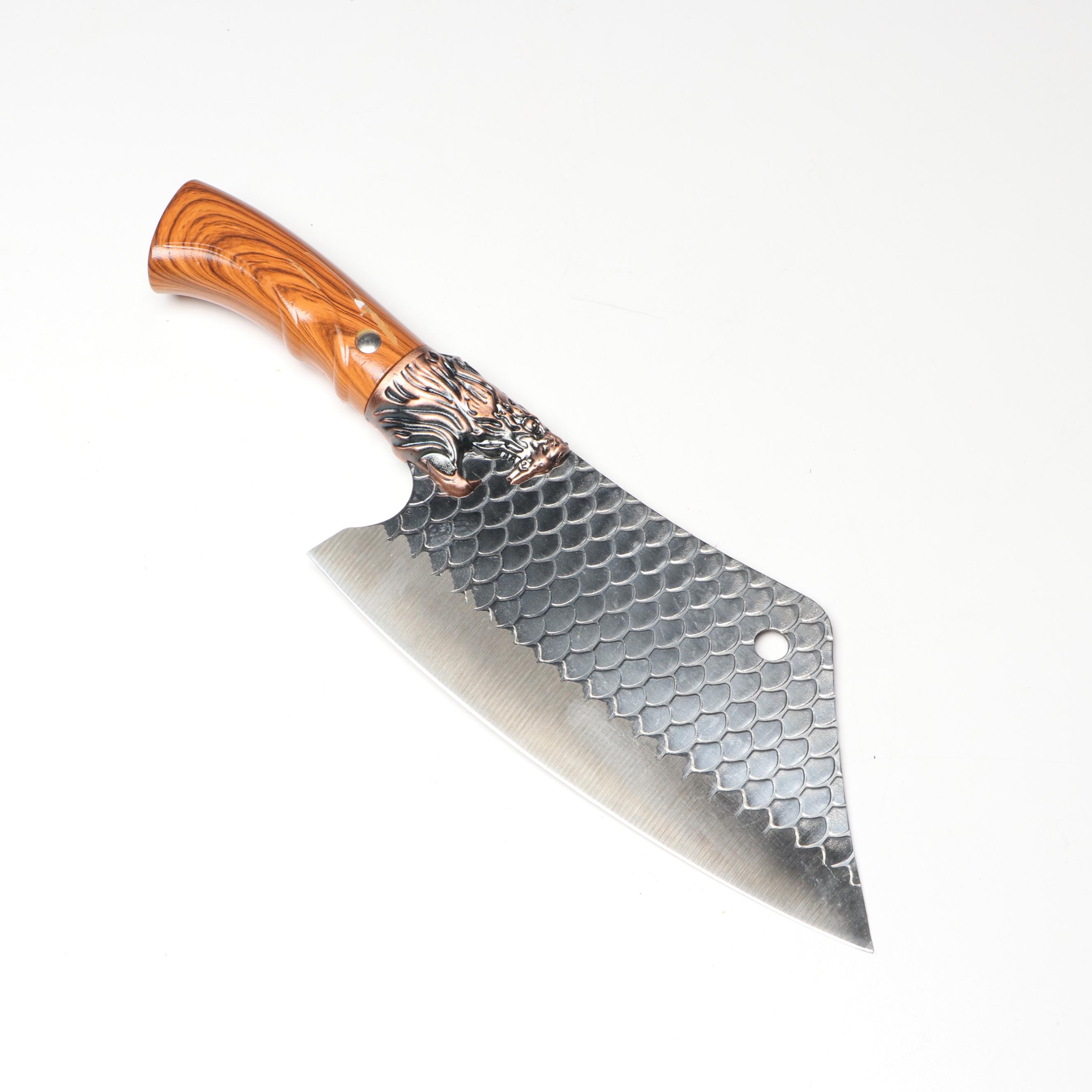 Japanese Style Etched Stainless Steel Chef's Knives