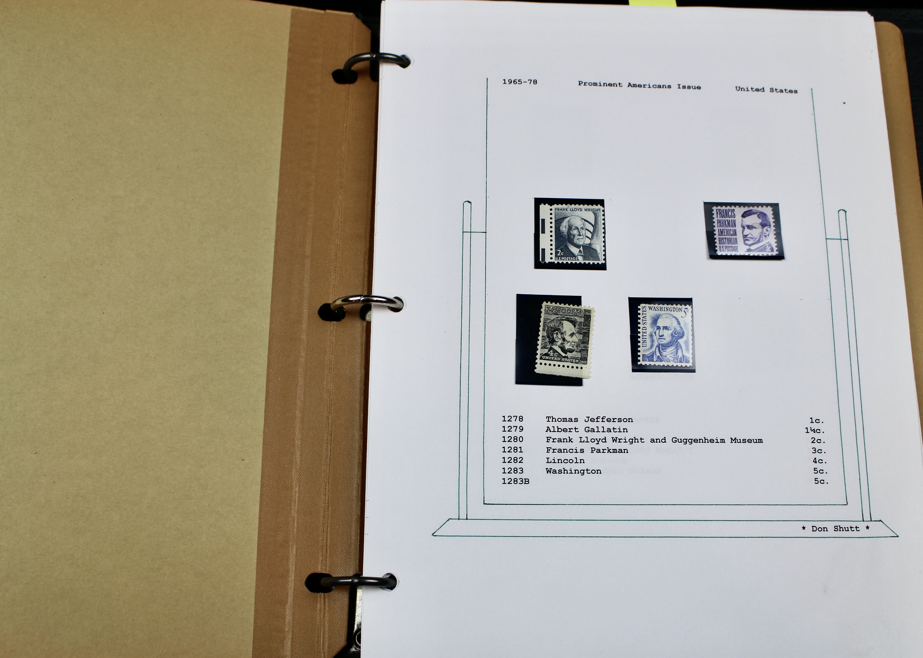 Sixteen Hand-Made Albums of Postage Stamp Collections