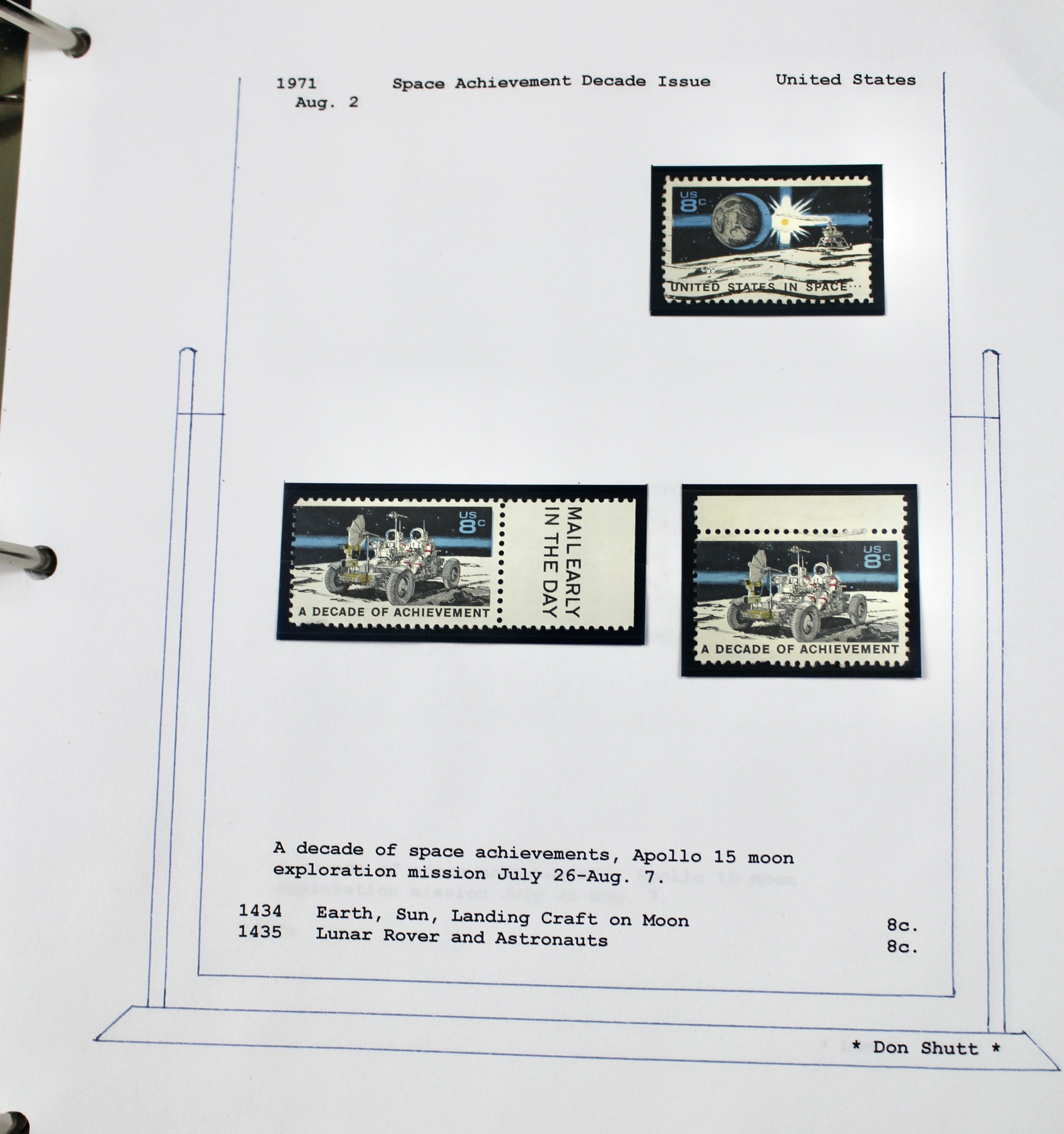 Sixteen Hand-Made Albums of Postage Stamp Collections