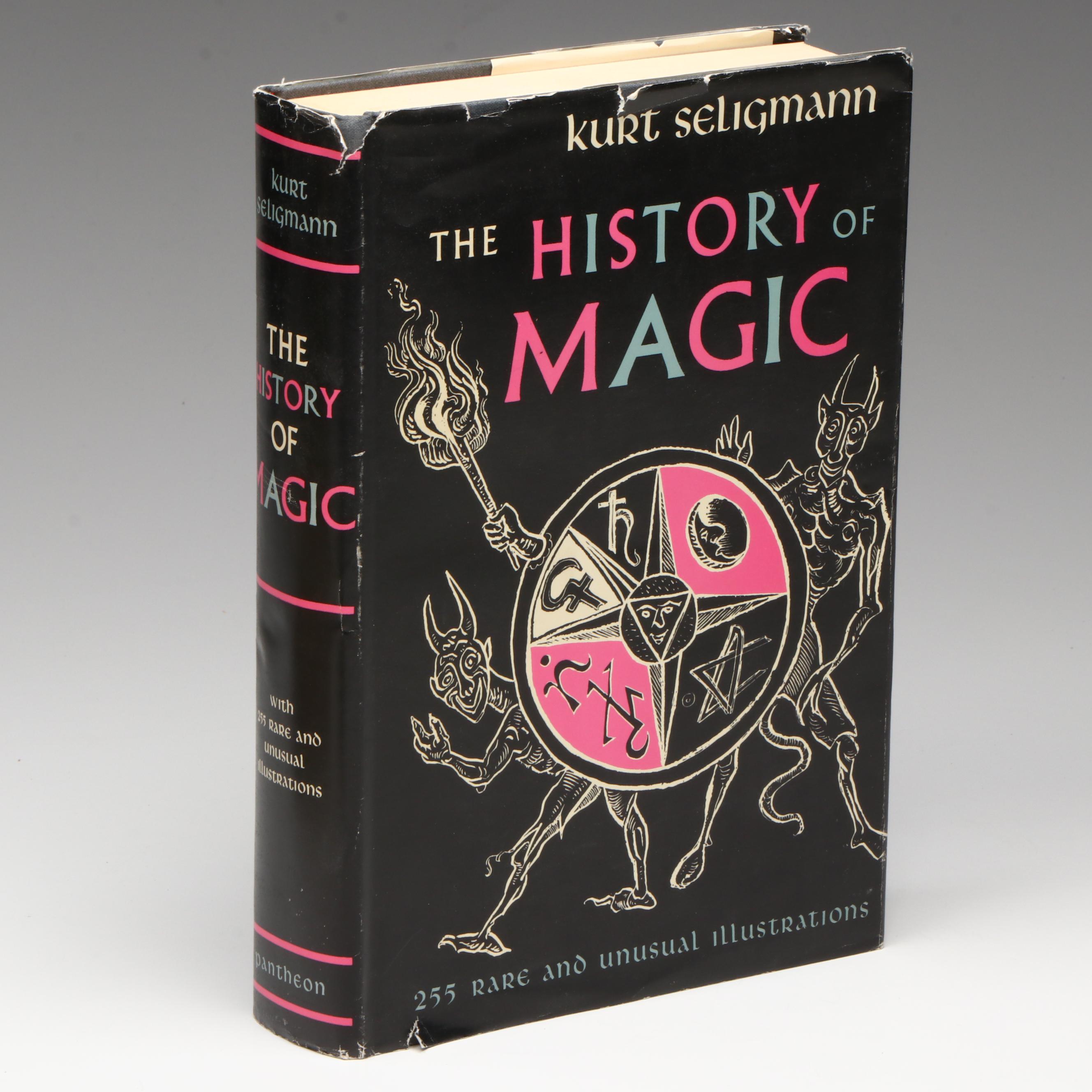Illustrated "The History of Magic" by Kurt Seligmann, 1948