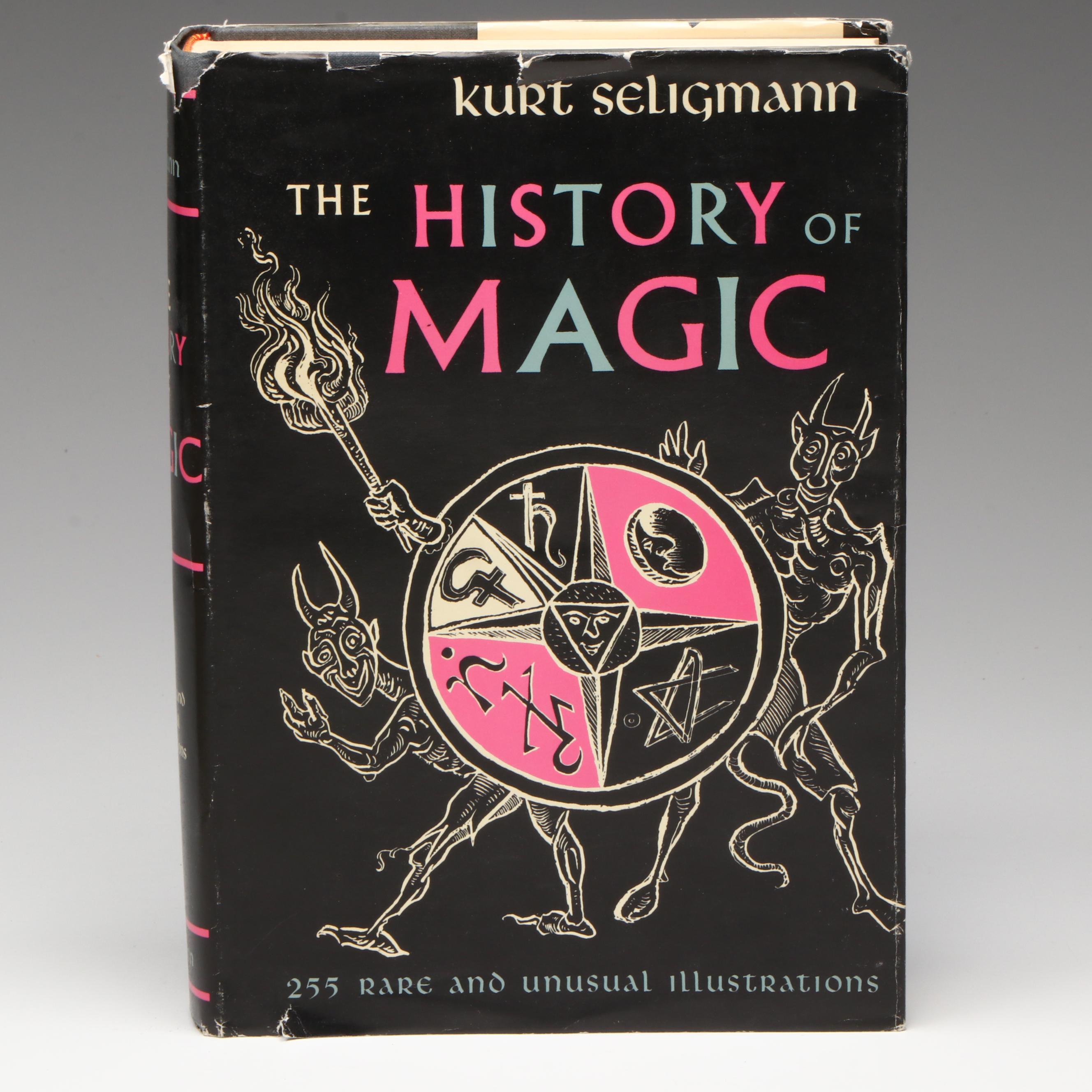 Illustrated "The History of Magic" by Kurt Seligmann, 1948