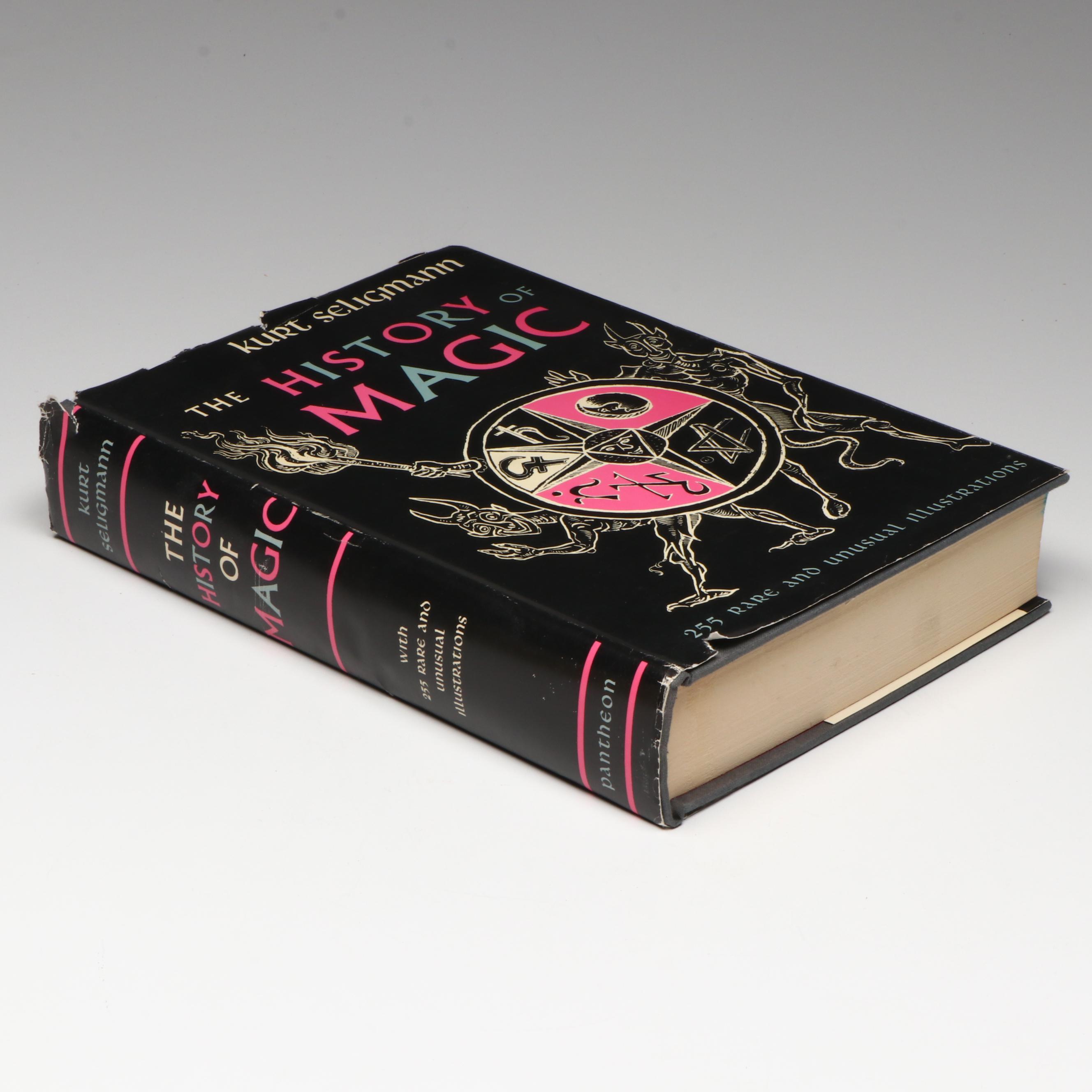 Illustrated "The History of Magic" by Kurt Seligmann, 1948