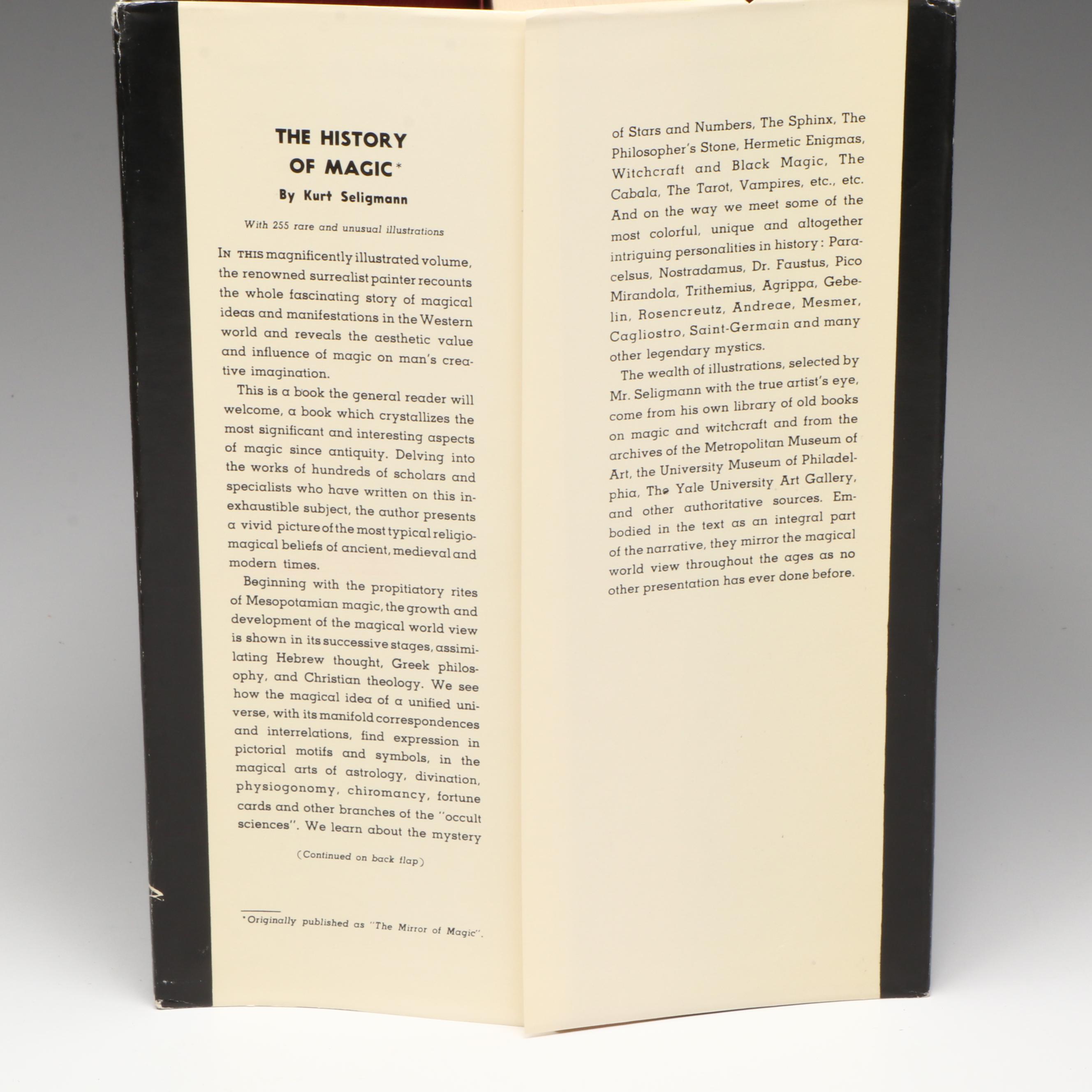 Illustrated "The History of Magic" by Kurt Seligmann, 1948