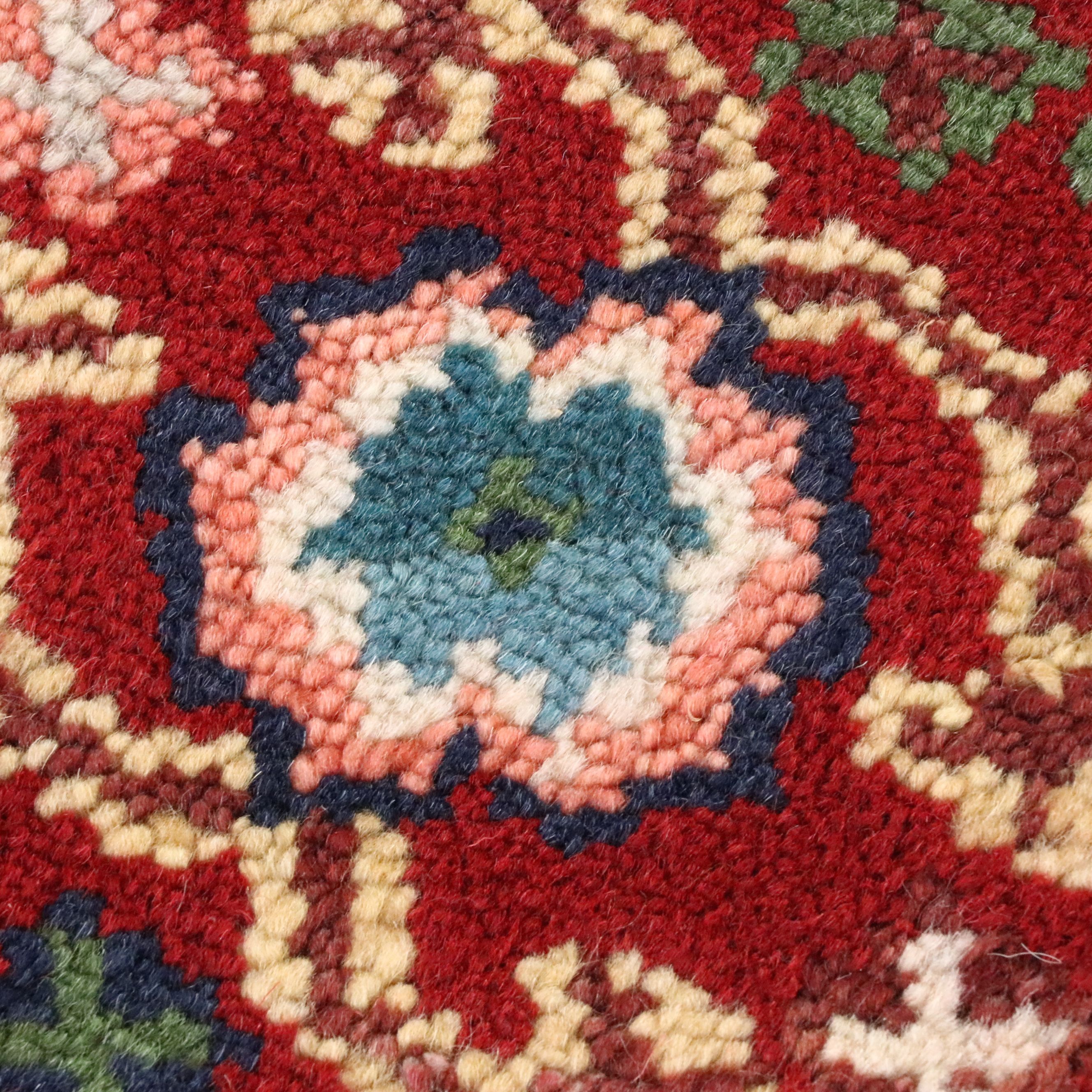 2'6 x 8'1 Hand-Knotted Pakistani Kazak Carpet Runner