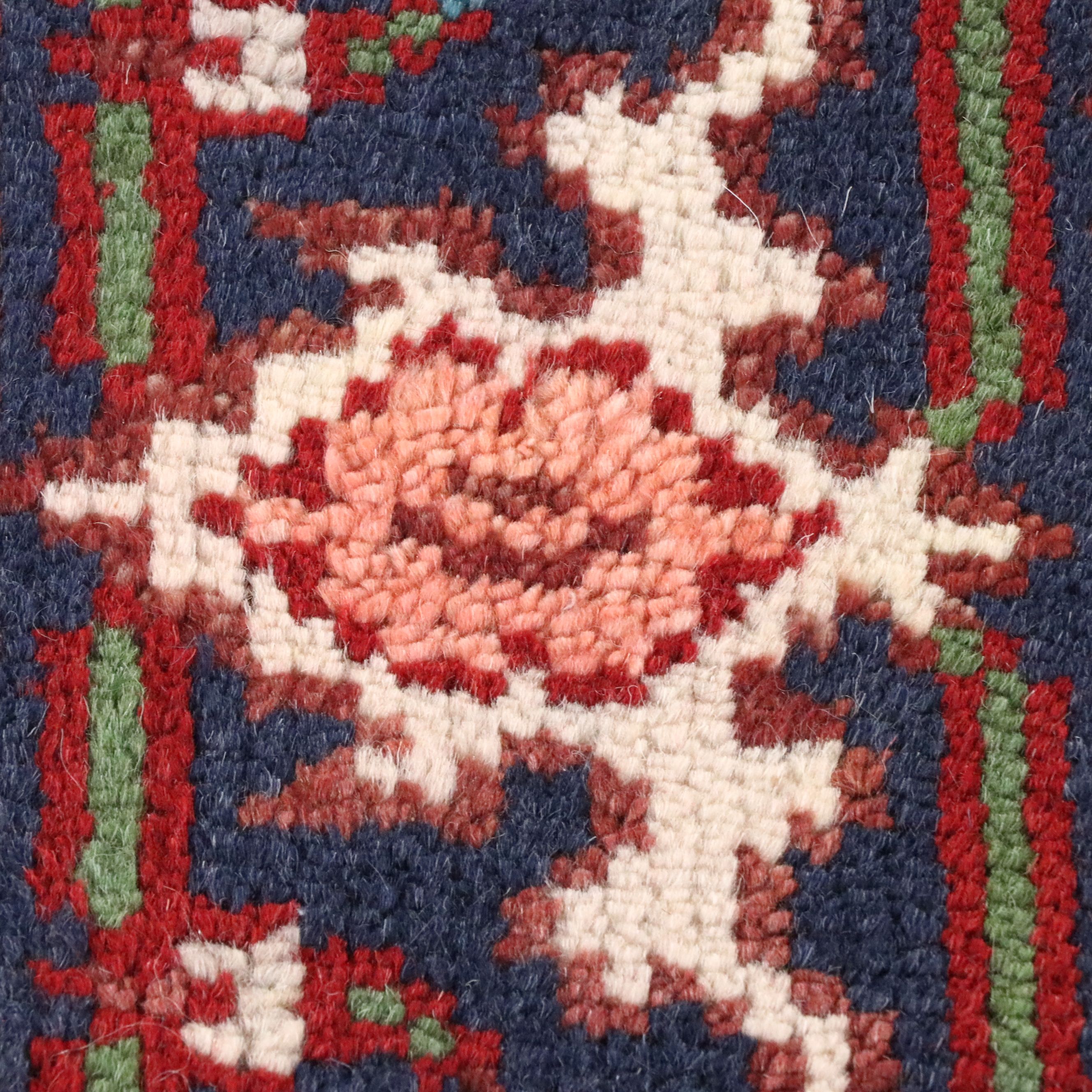 2'6 x 8'1 Hand-Knotted Pakistani Kazak Carpet Runner