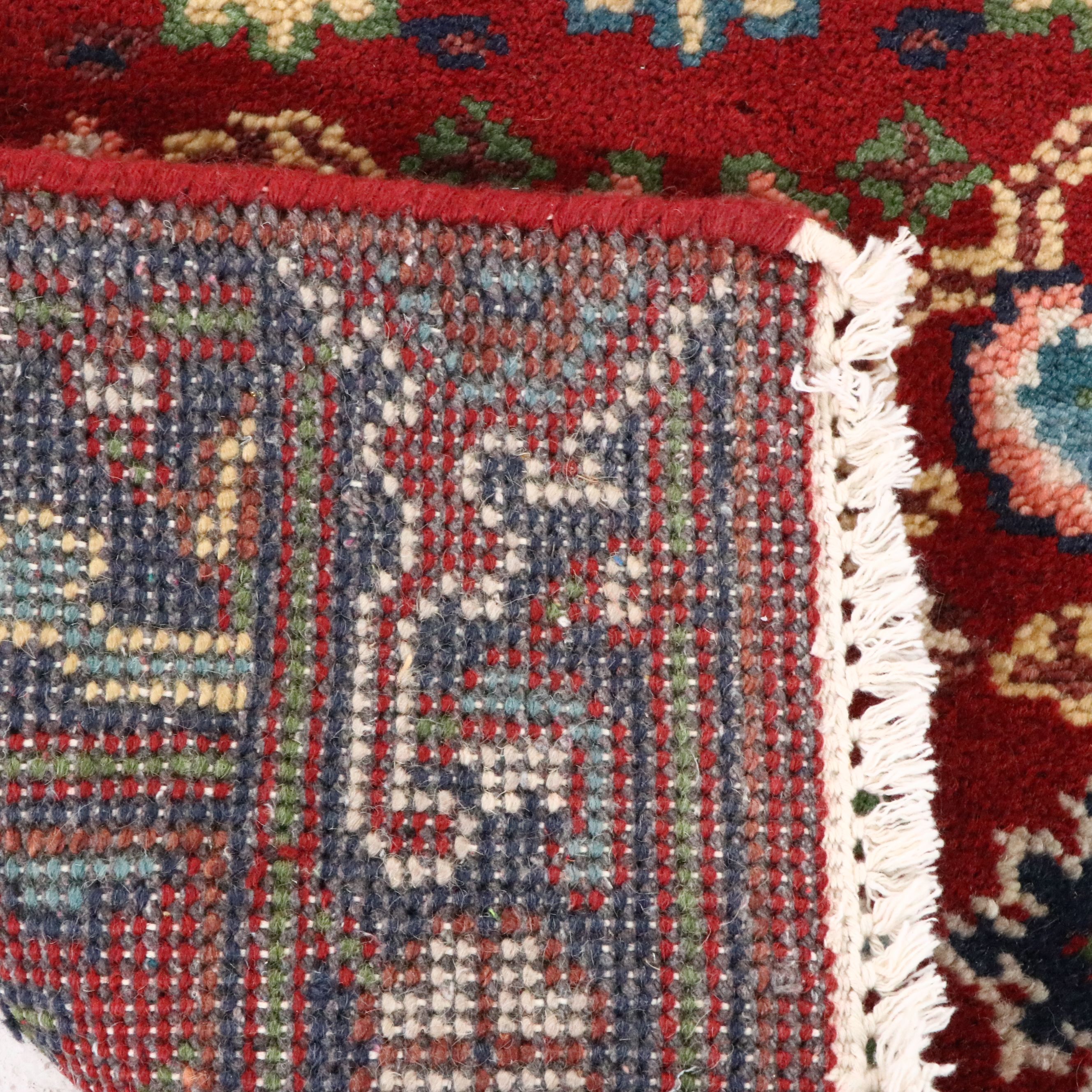 2'6 x 8'1 Hand-Knotted Pakistani Kazak Carpet Runner
