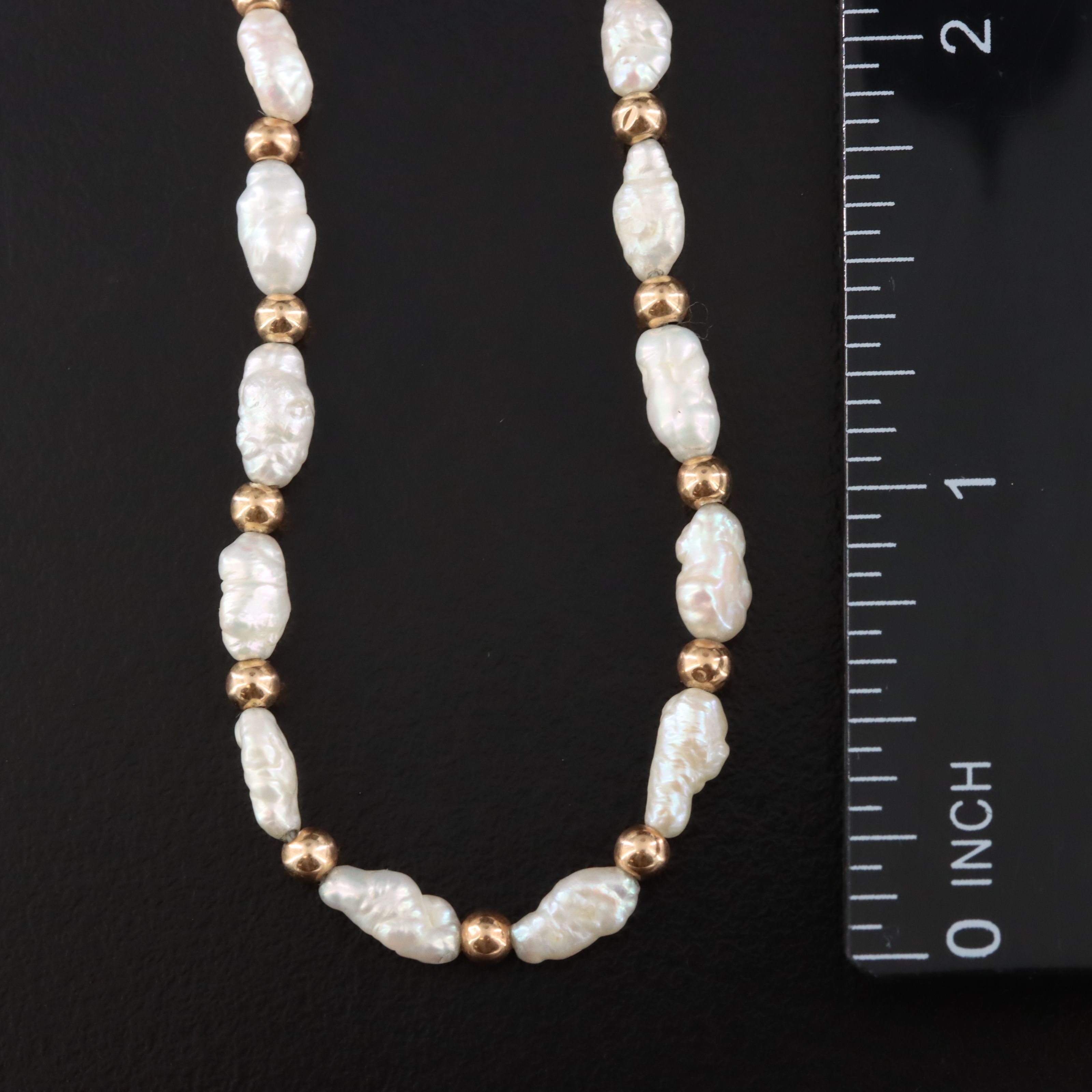 14K and Pearl Necklace
