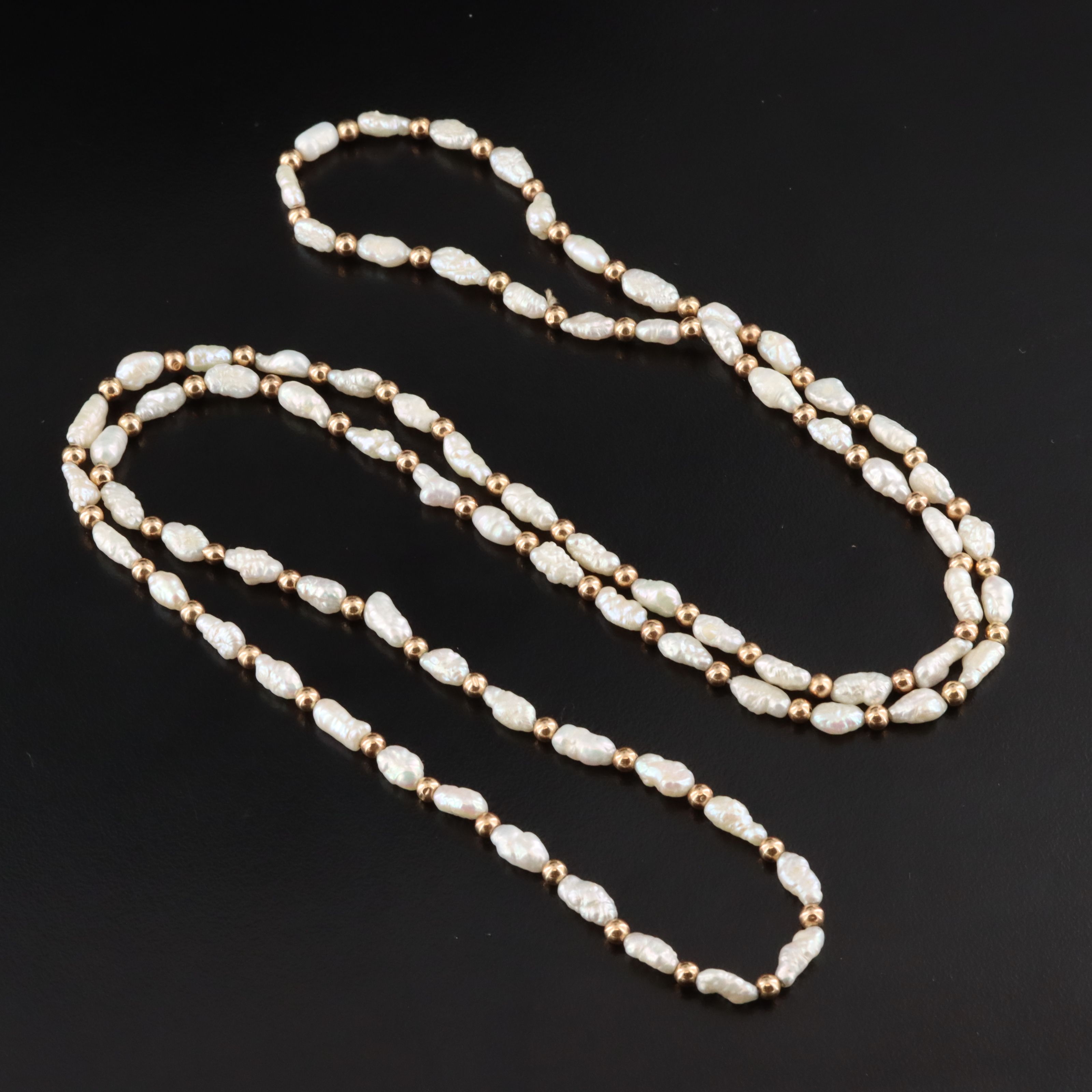 14K and Pearl Necklace