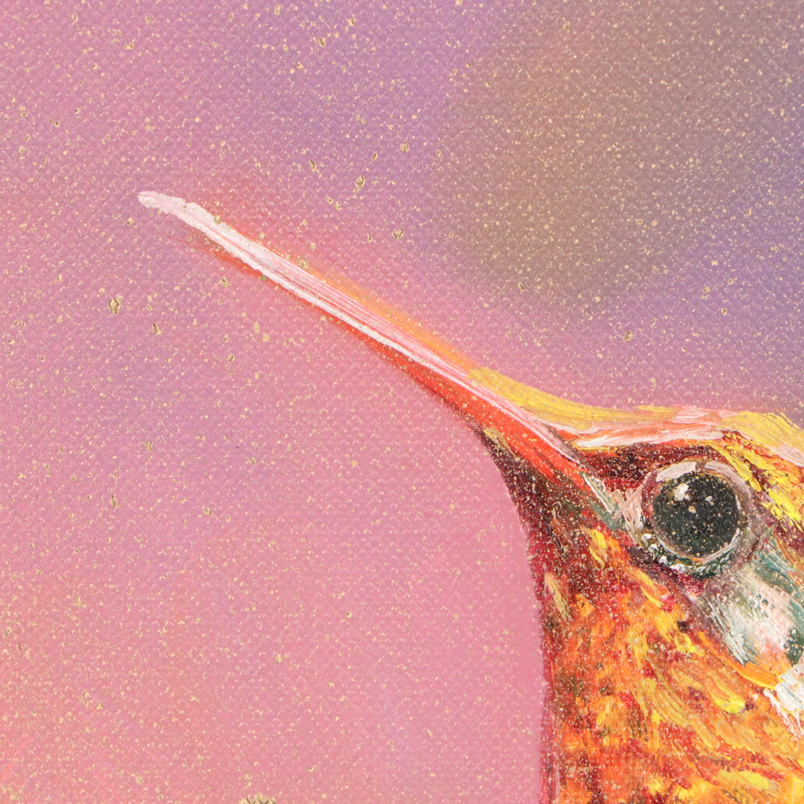 Inga Kovalenko Oil Painting of Hummingbird, 2025