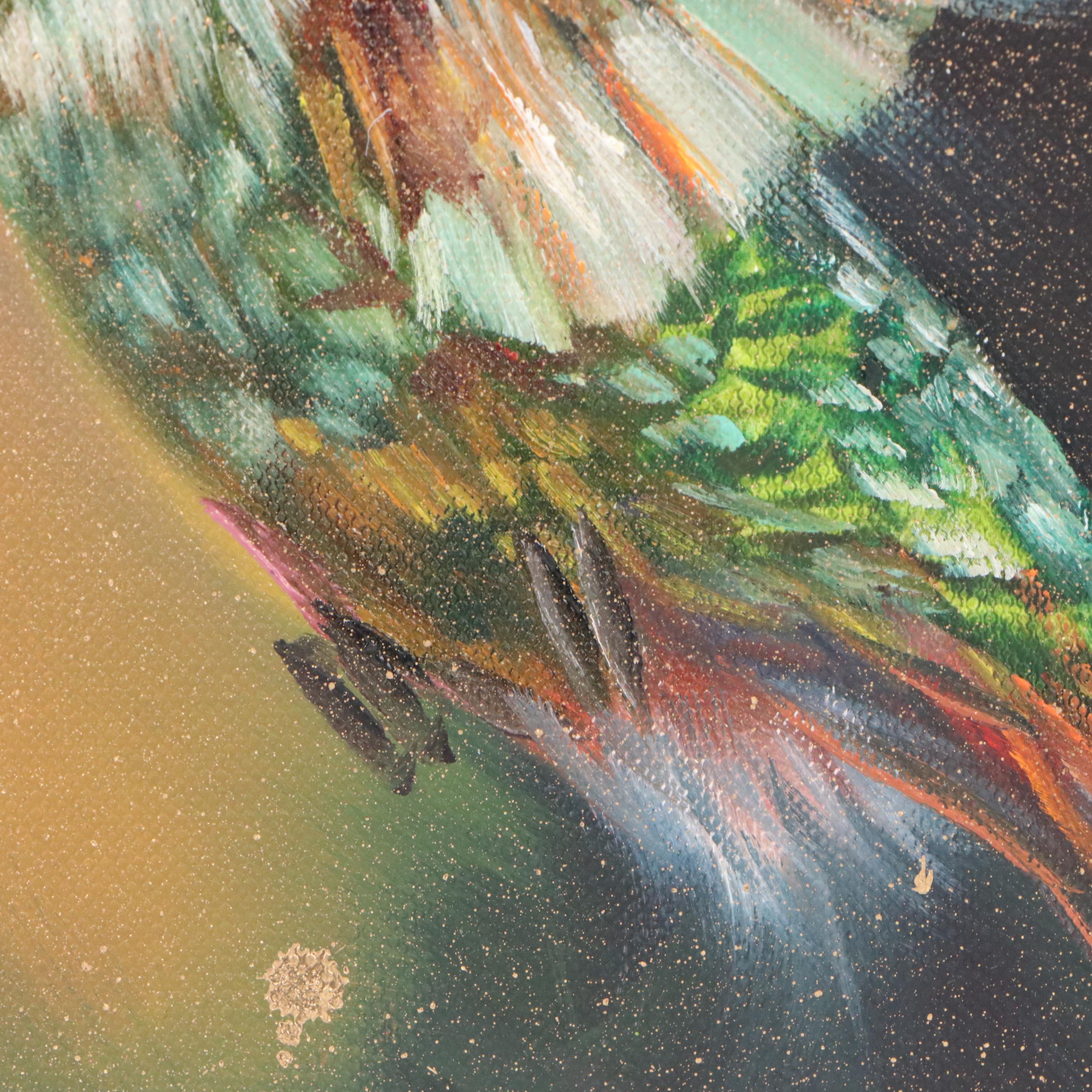 Inga Kovalenko Oil Painting of Hummingbird, 2025