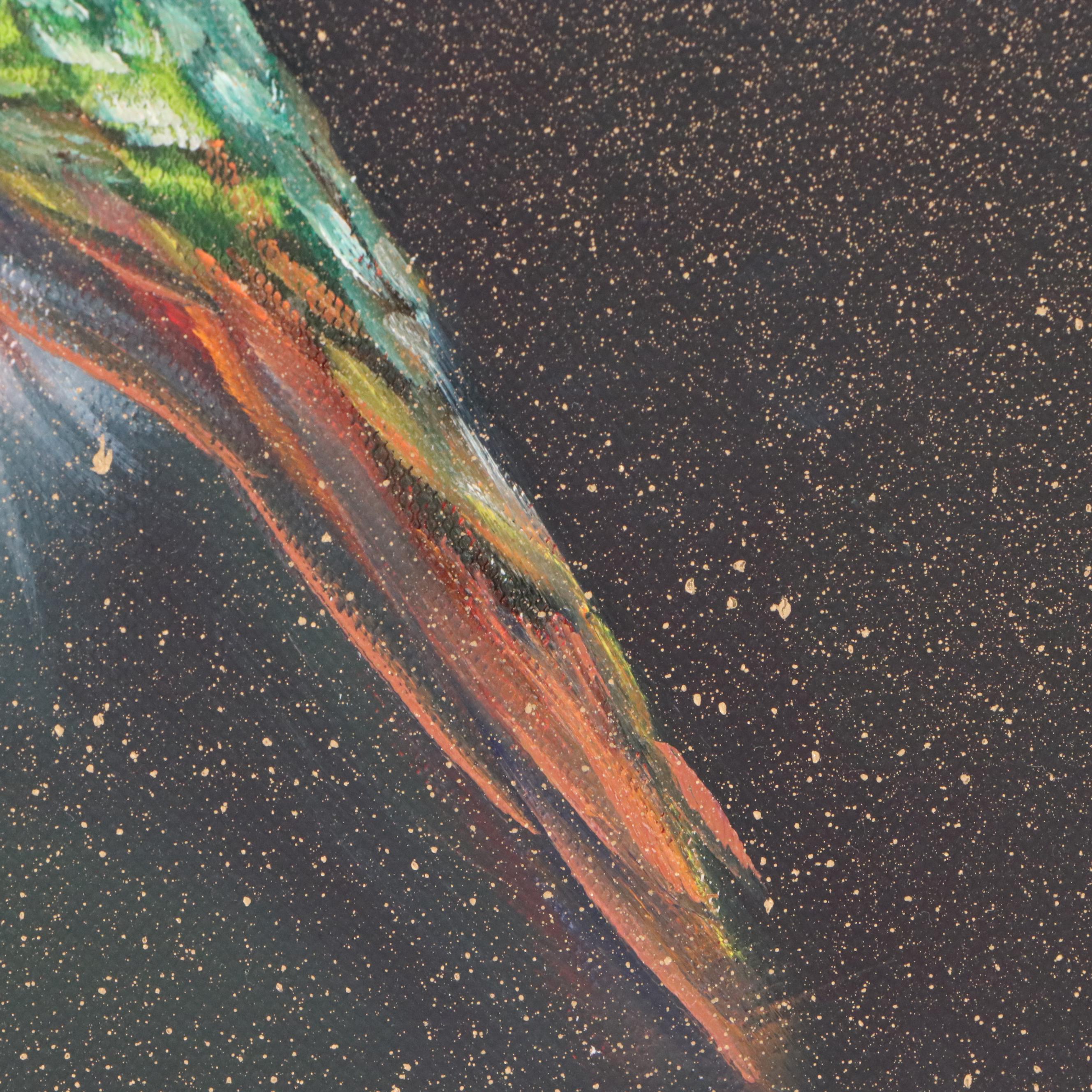 Inga Kovalenko Oil Painting of Hummingbird, 2025