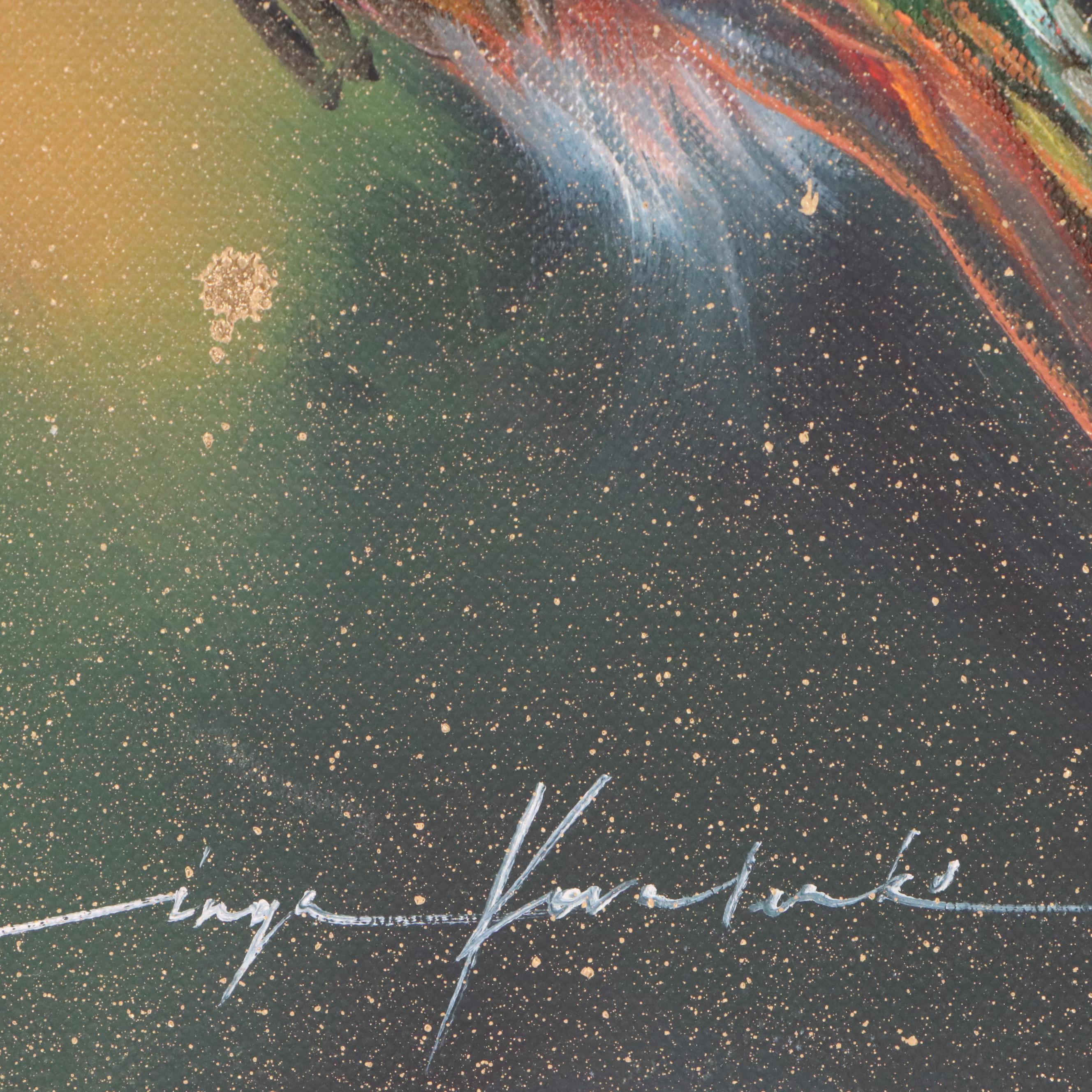 Inga Kovalenko Oil Painting of Hummingbird, 2025