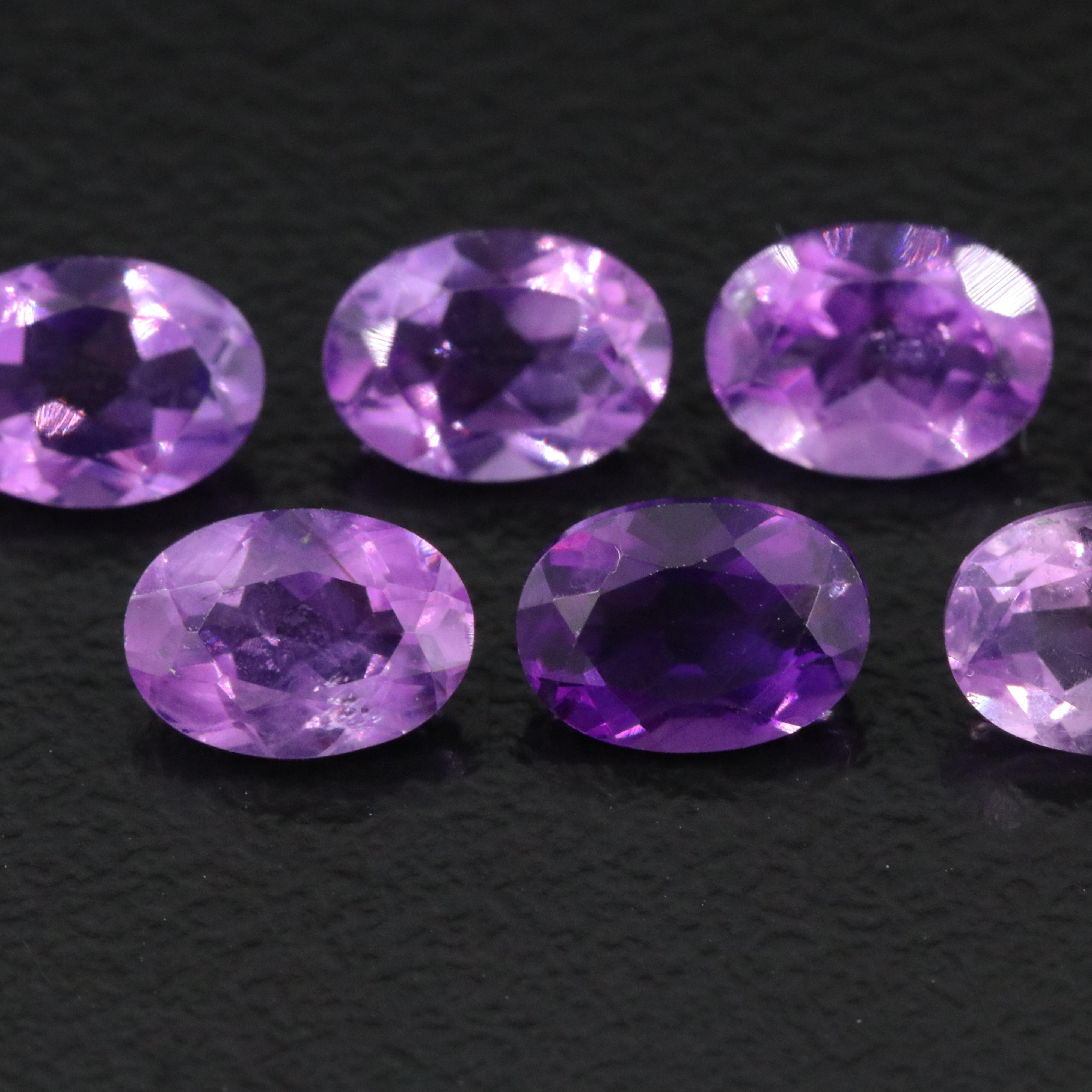 Loose 5.14 CTW Amethyst Lot
