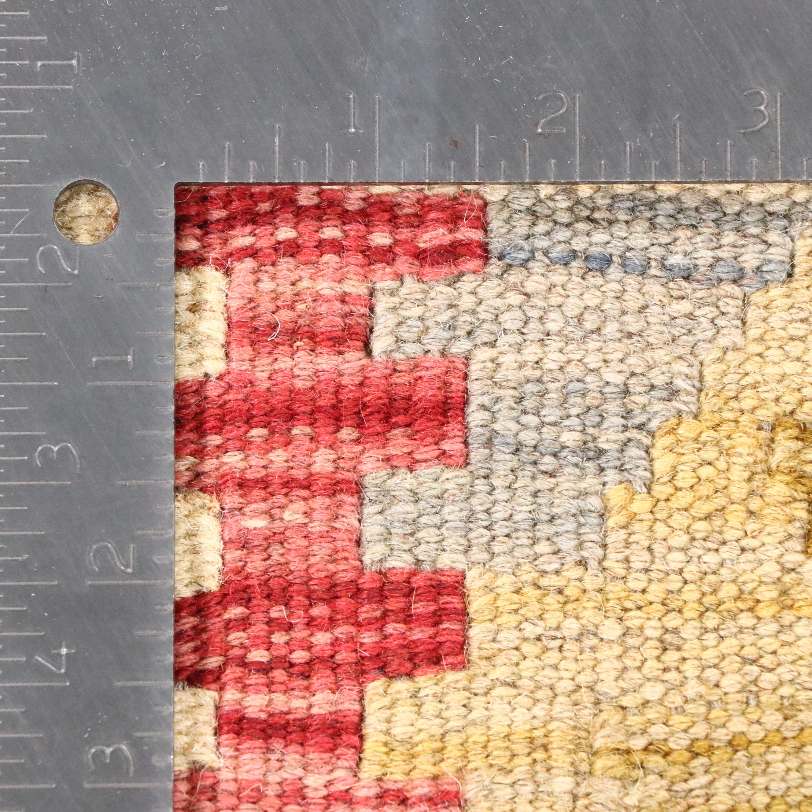 5'1 x 6'10 Handwoven Pakistani Kilim Area Rug