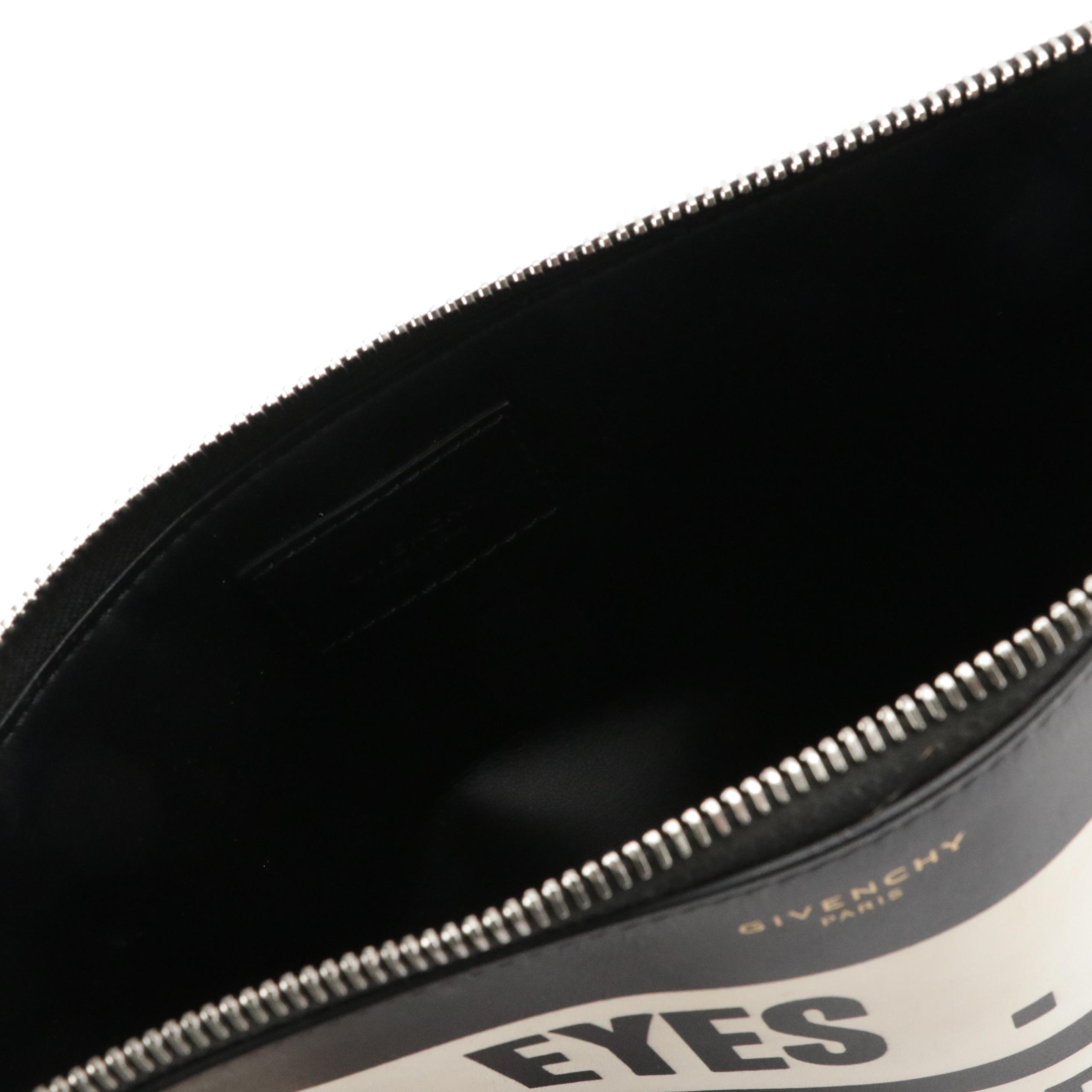 Givenchy "Real Eyes Realize Real Lies" Zip Pouch