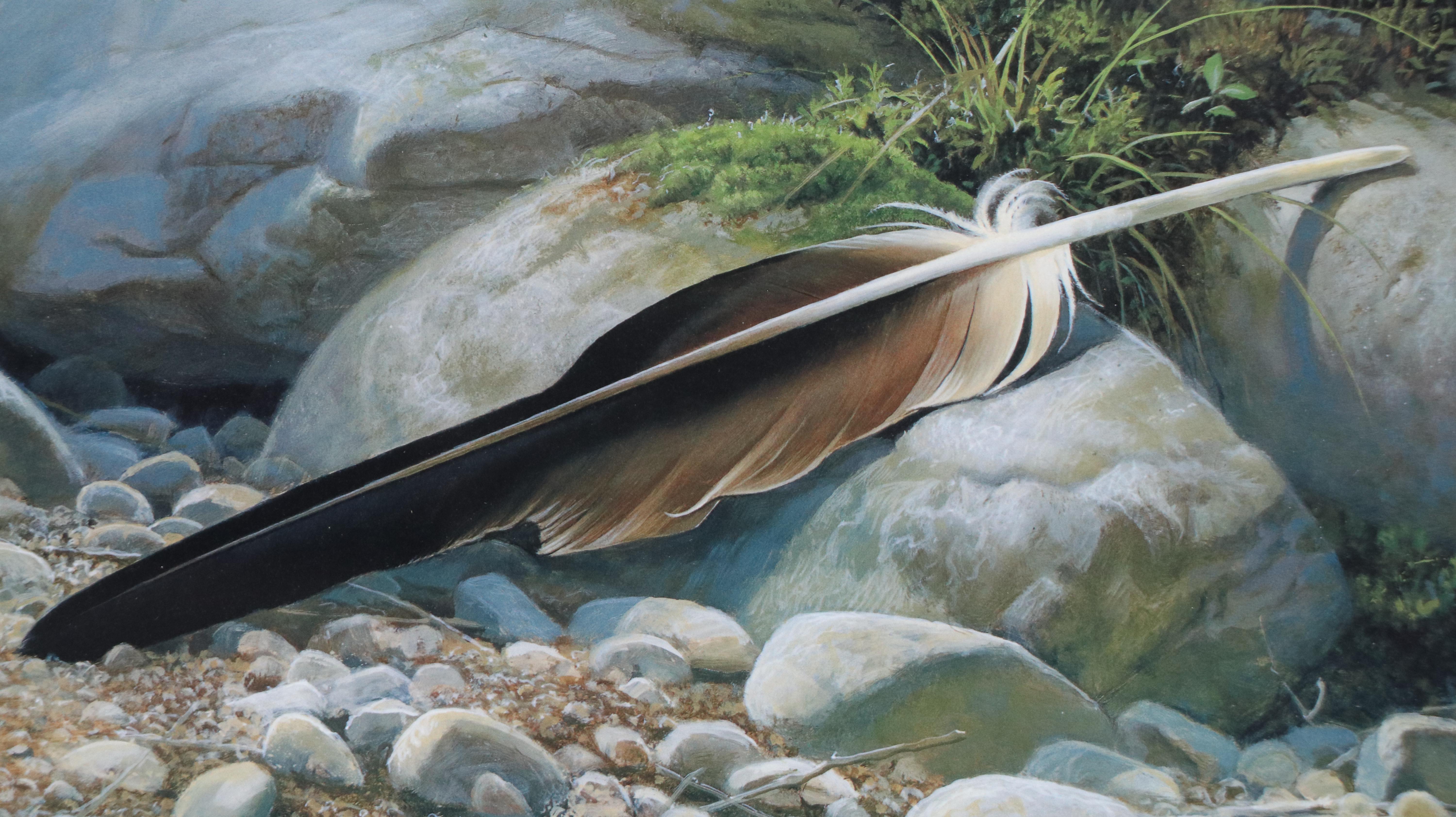 Don Kloetzke Offset Lithograph "Feather of an Eagle," 1994