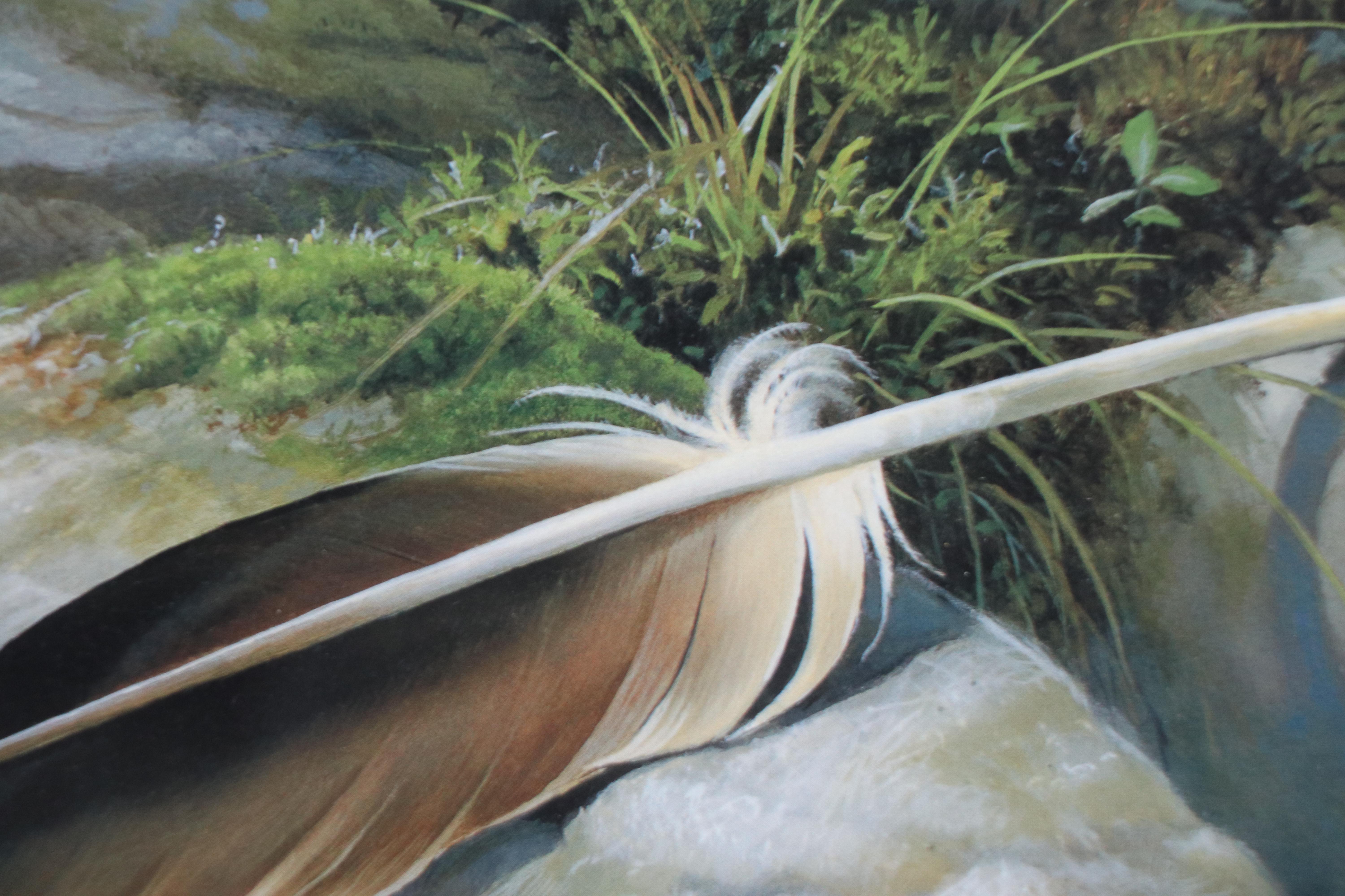 Don Kloetzke Offset Lithograph "Feather of an Eagle," 1994