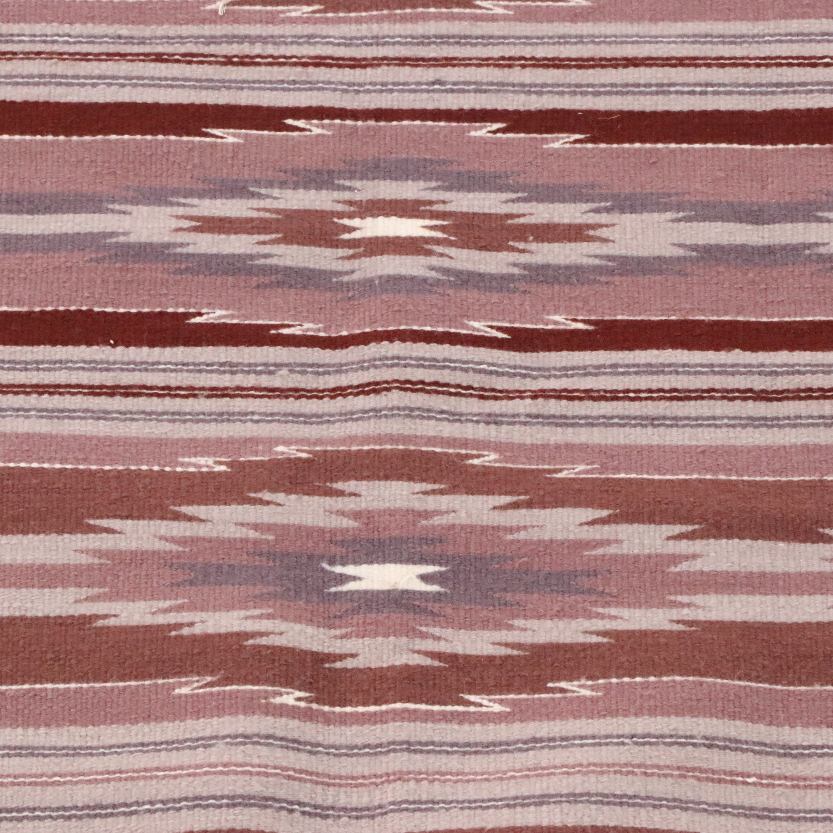 4'5 x 5'6 Handwoven Navajo Wide Ruins Area Rug