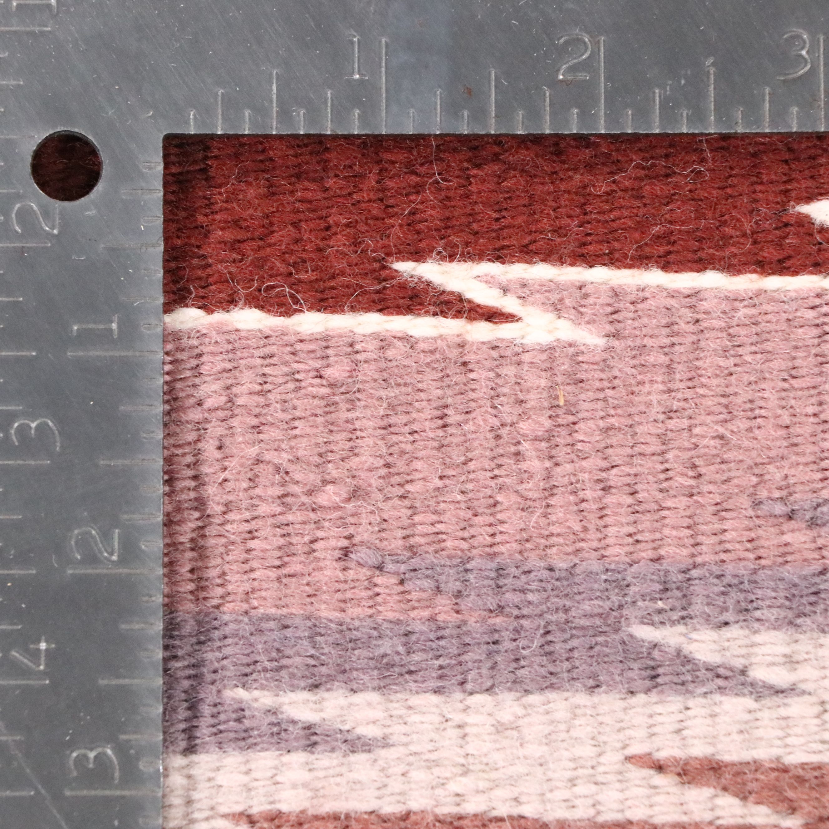 4'5 x 5'6 Handwoven Navajo Wide Ruins Area Rug