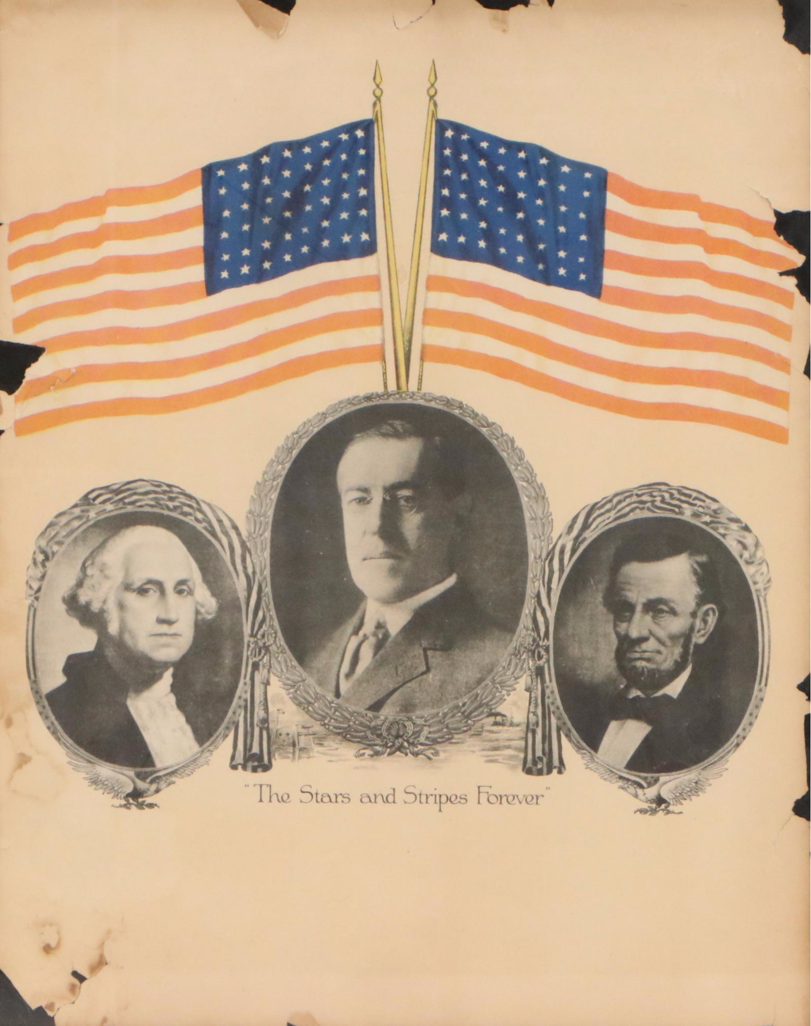 Mort Künstler Print "Southern Stars" and Woodrow Wilson Campaign Poster