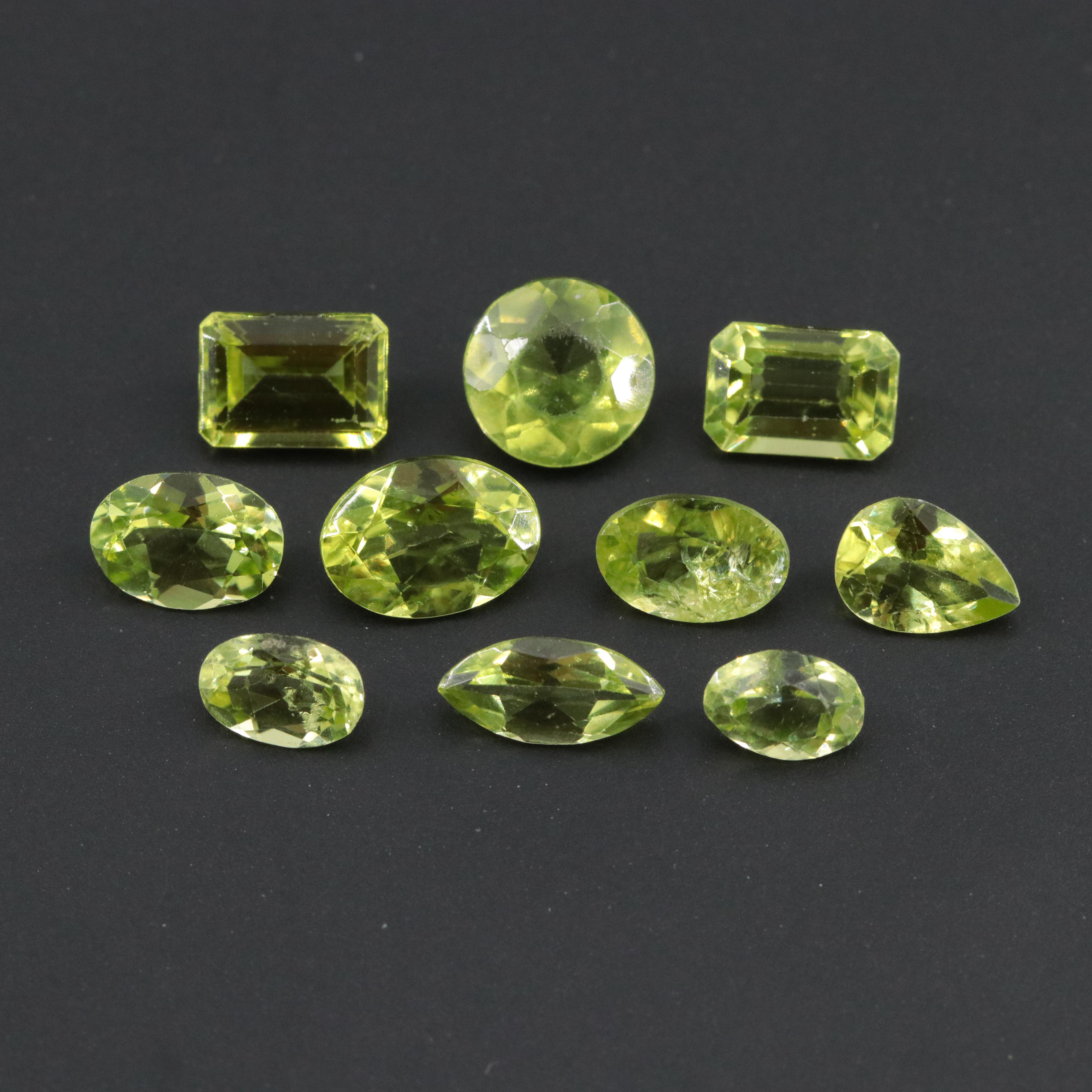 Loose 8.13 CTW Peridots