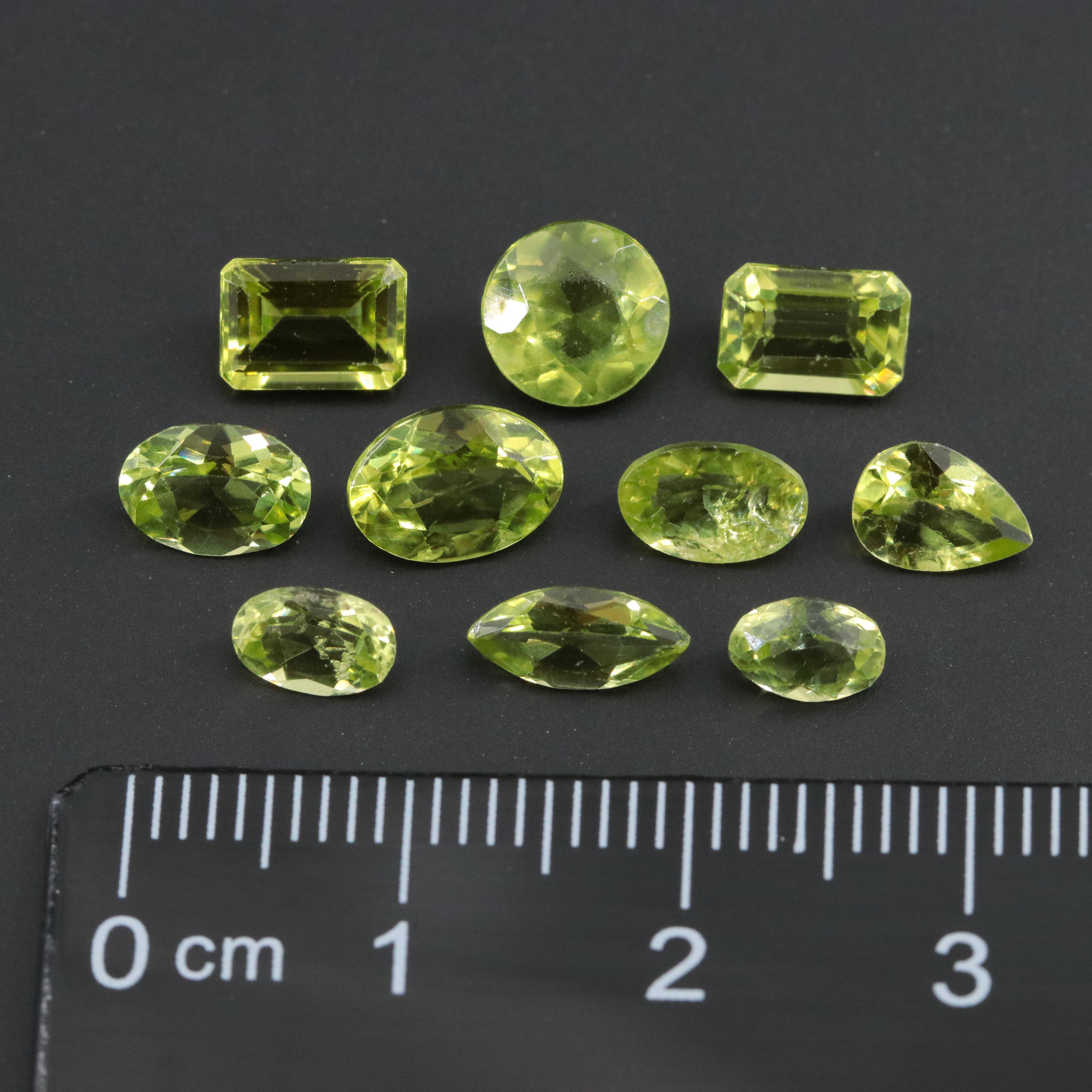 Loose 8.13 CTW Peridots
