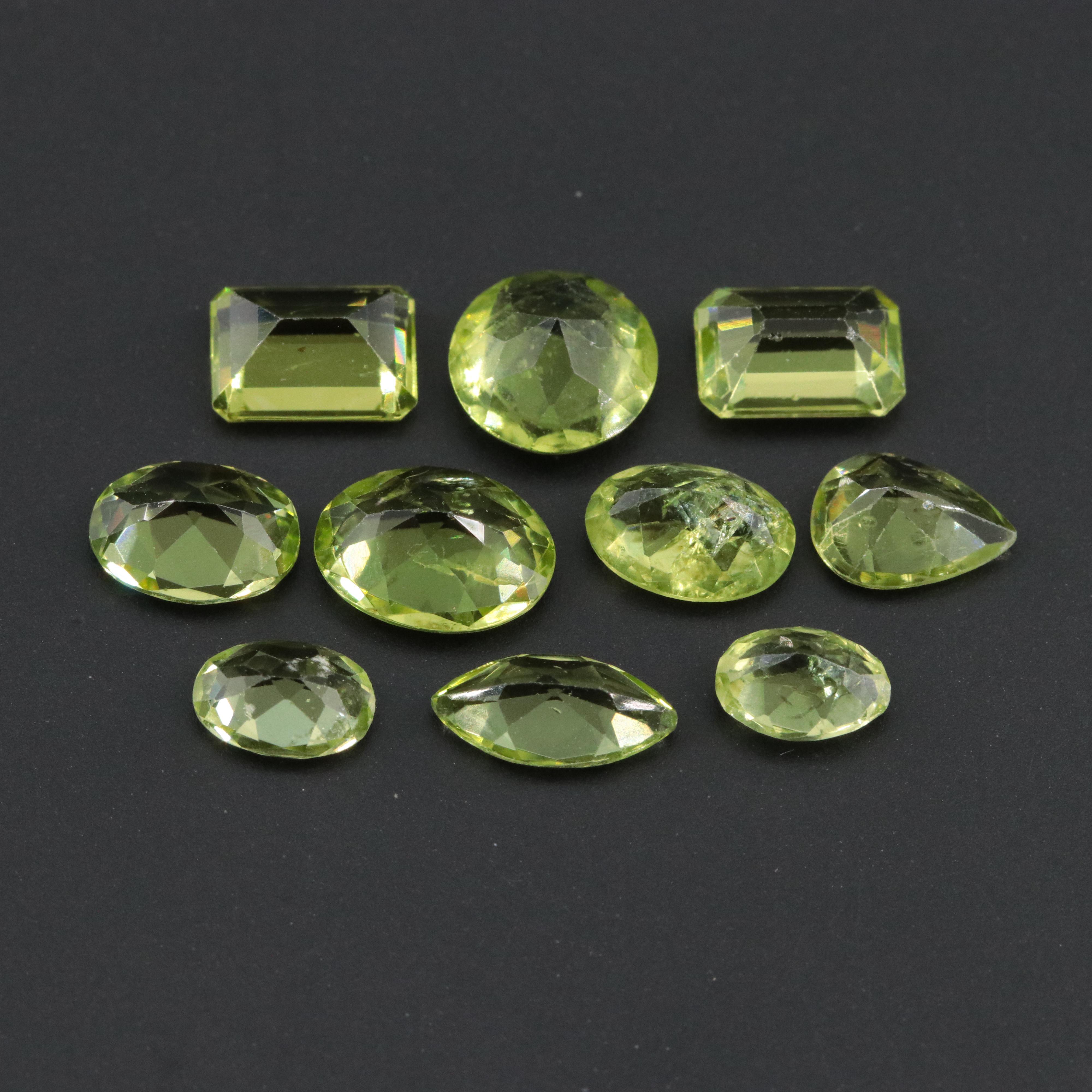 Loose 8.13 CTW Peridots