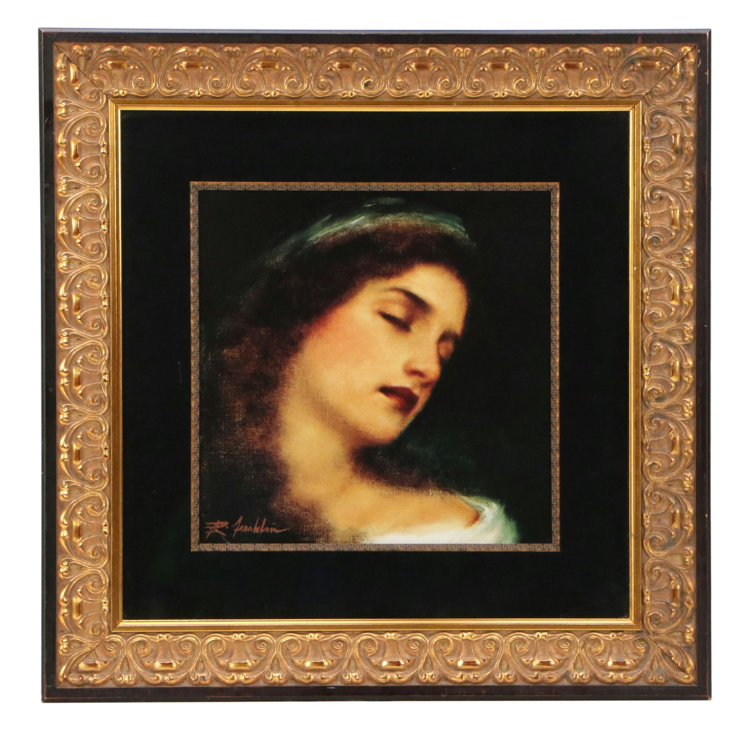 Richard Franklin Offset Lithograph "Woman 1"