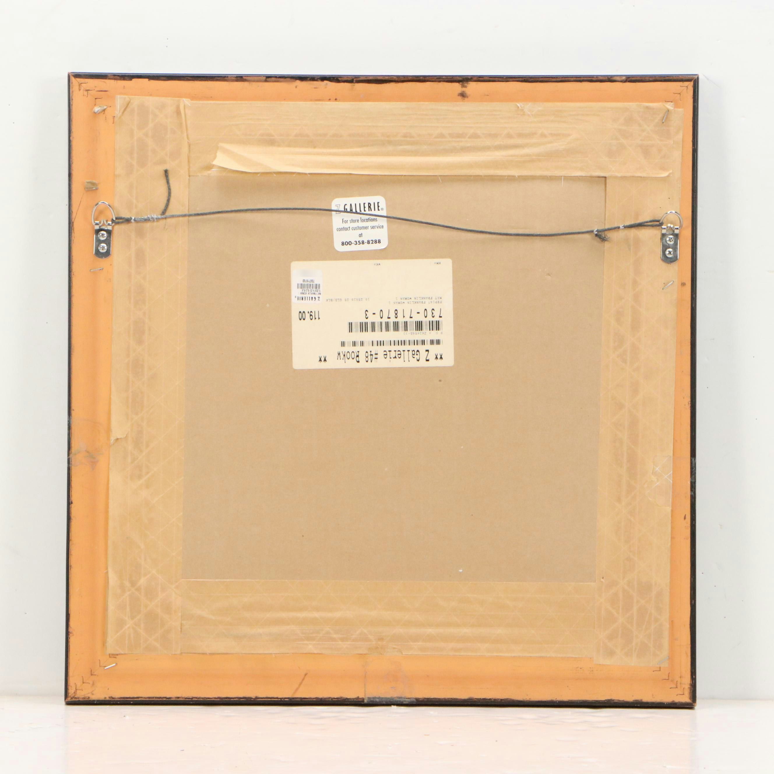 Richard Franklin Offset Lithograph "Woman 1"