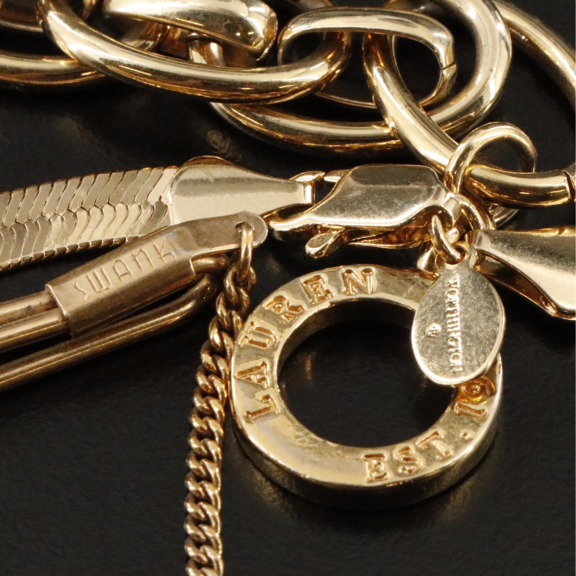 Swank Masonic Tie Bar, Mother-of-Pearl and Diamond Accents Featured in Jewelry