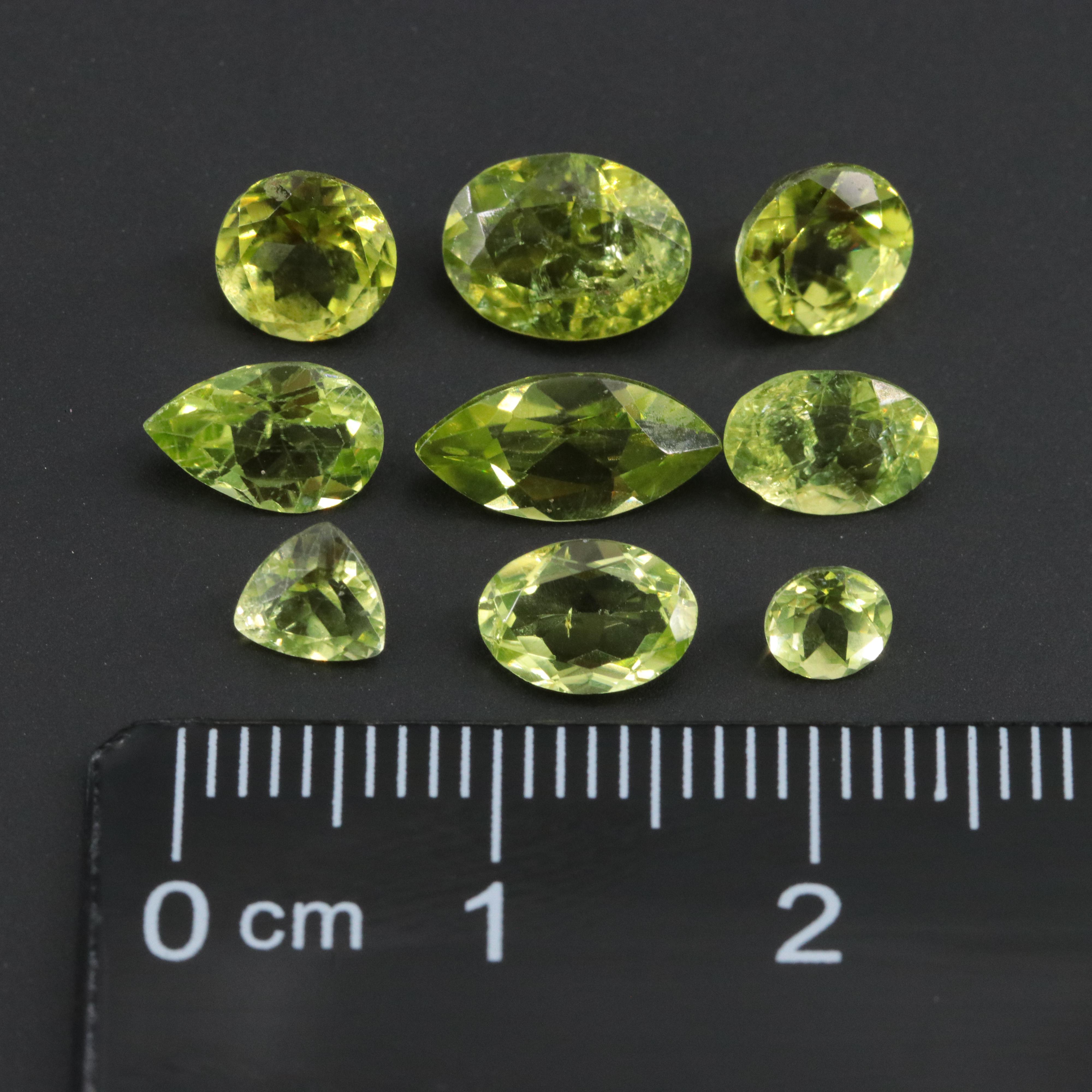 Loose 7.31 CTW Peridots