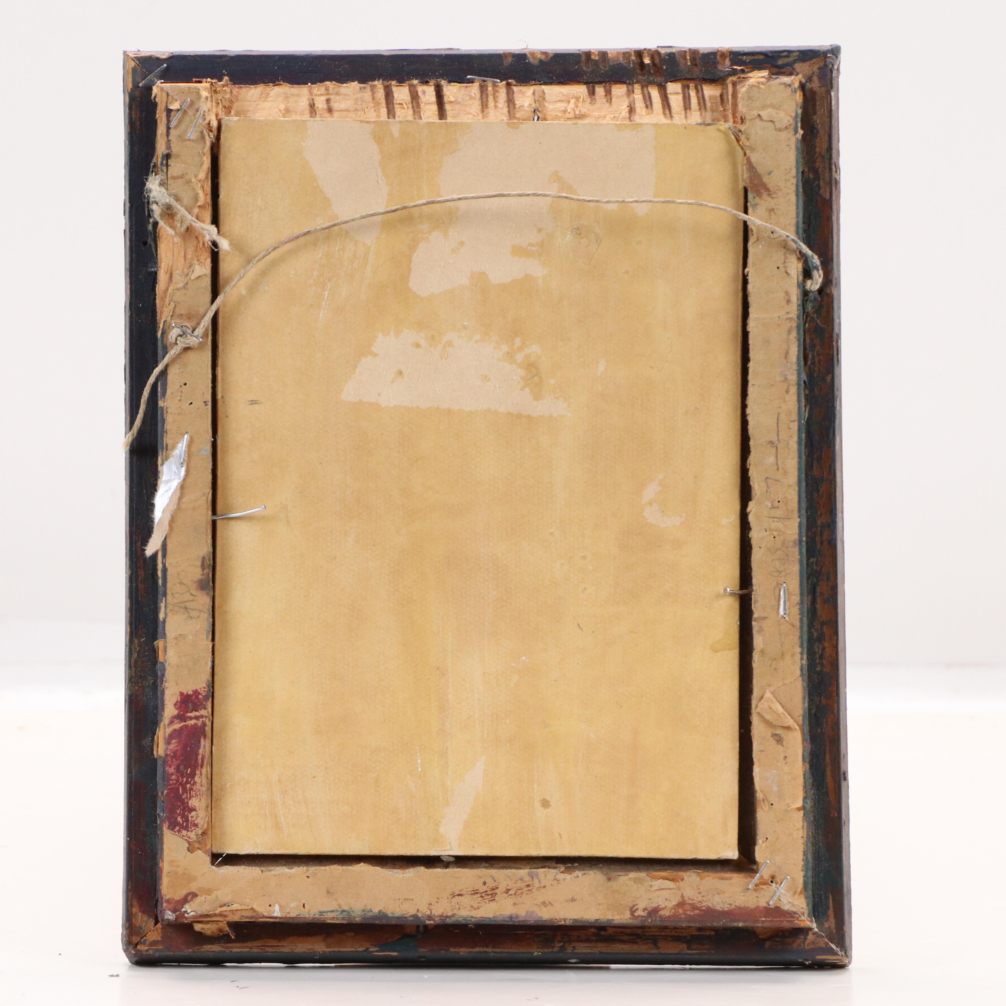 Oil Painting Portrait of Blonde Woman, 1951