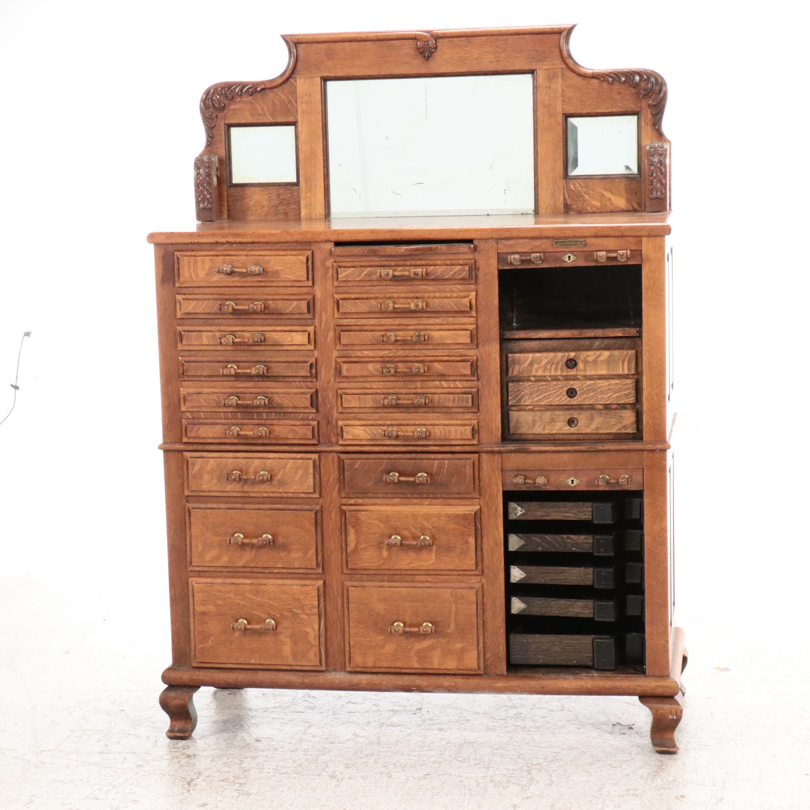 The Harvard Co. Victorian Dental Cabinet