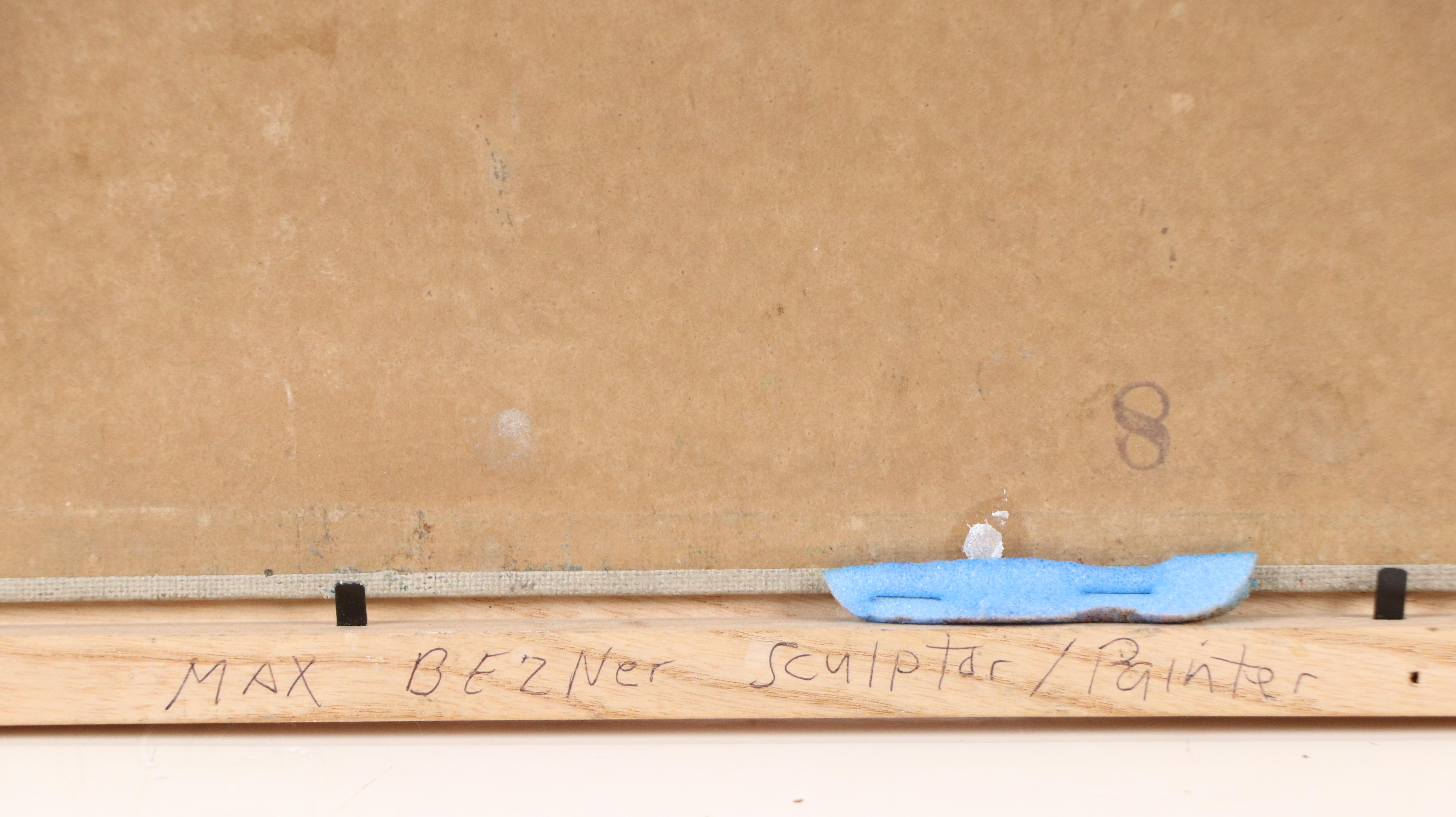 Oil Painting of Path in the Forest Attributed to Max Bezner, 1926